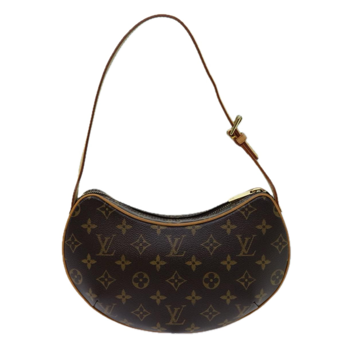 LOUIS VUITTON Monogram Pochette Croissant Shoulder Bag M51510 LV yk11546A