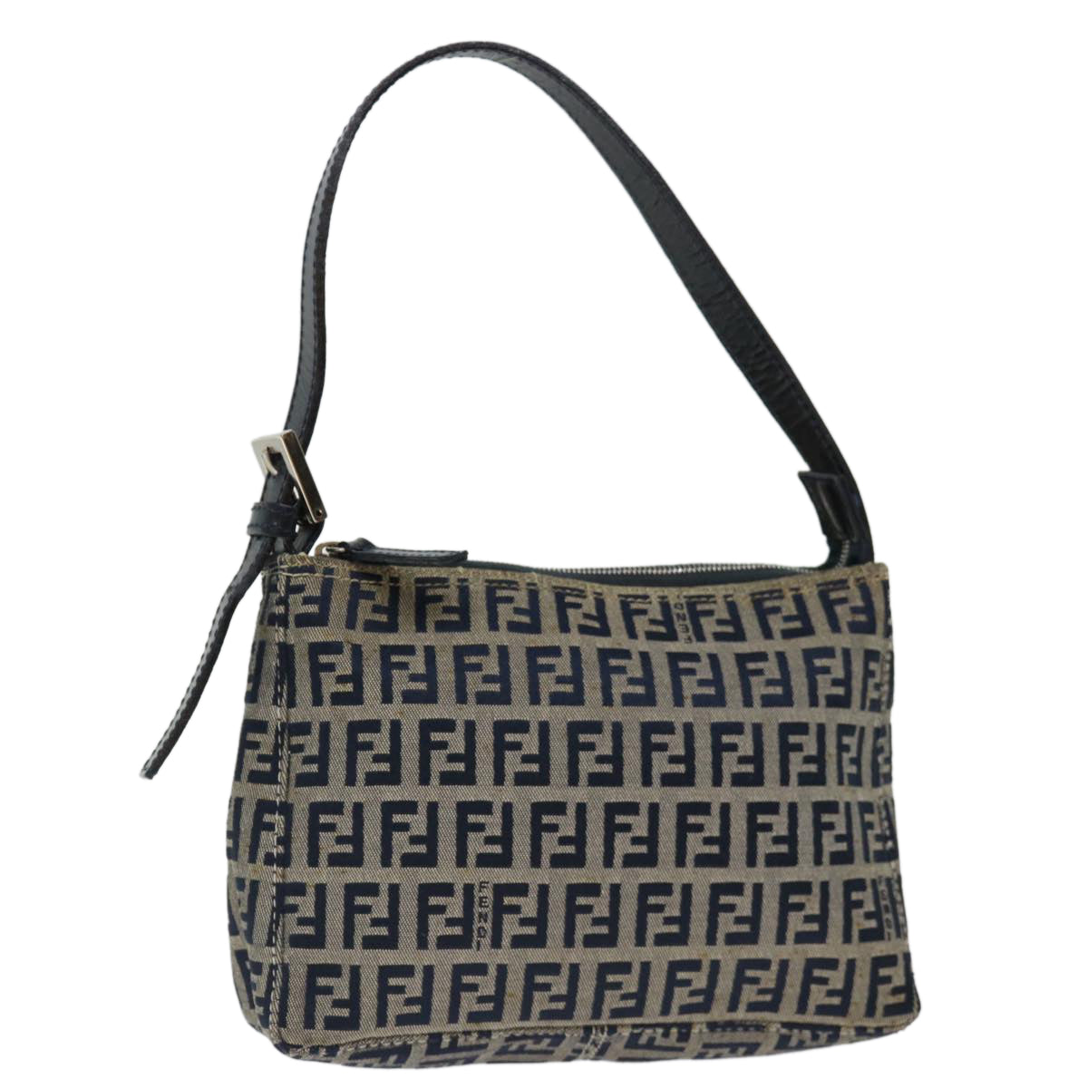 Luxury FendiZucchino Canvas Hand Bag Navyyk11547