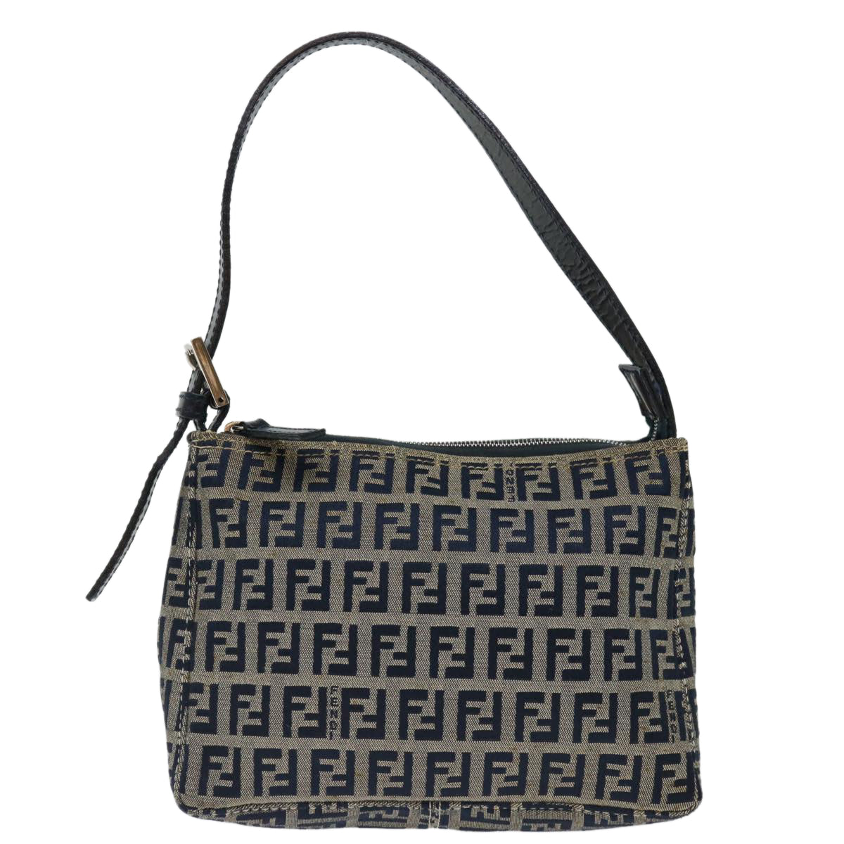 Luxury FendiZucchino Canvas Hand Bag Navyyk11547