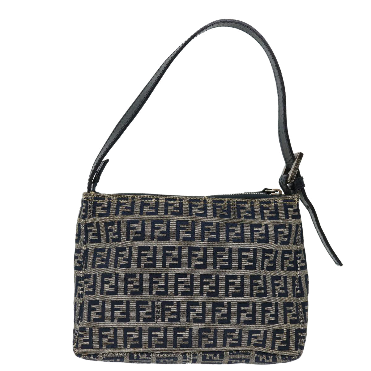Luxury FendiZucchino Canvas Hand Bag Navyyk11547