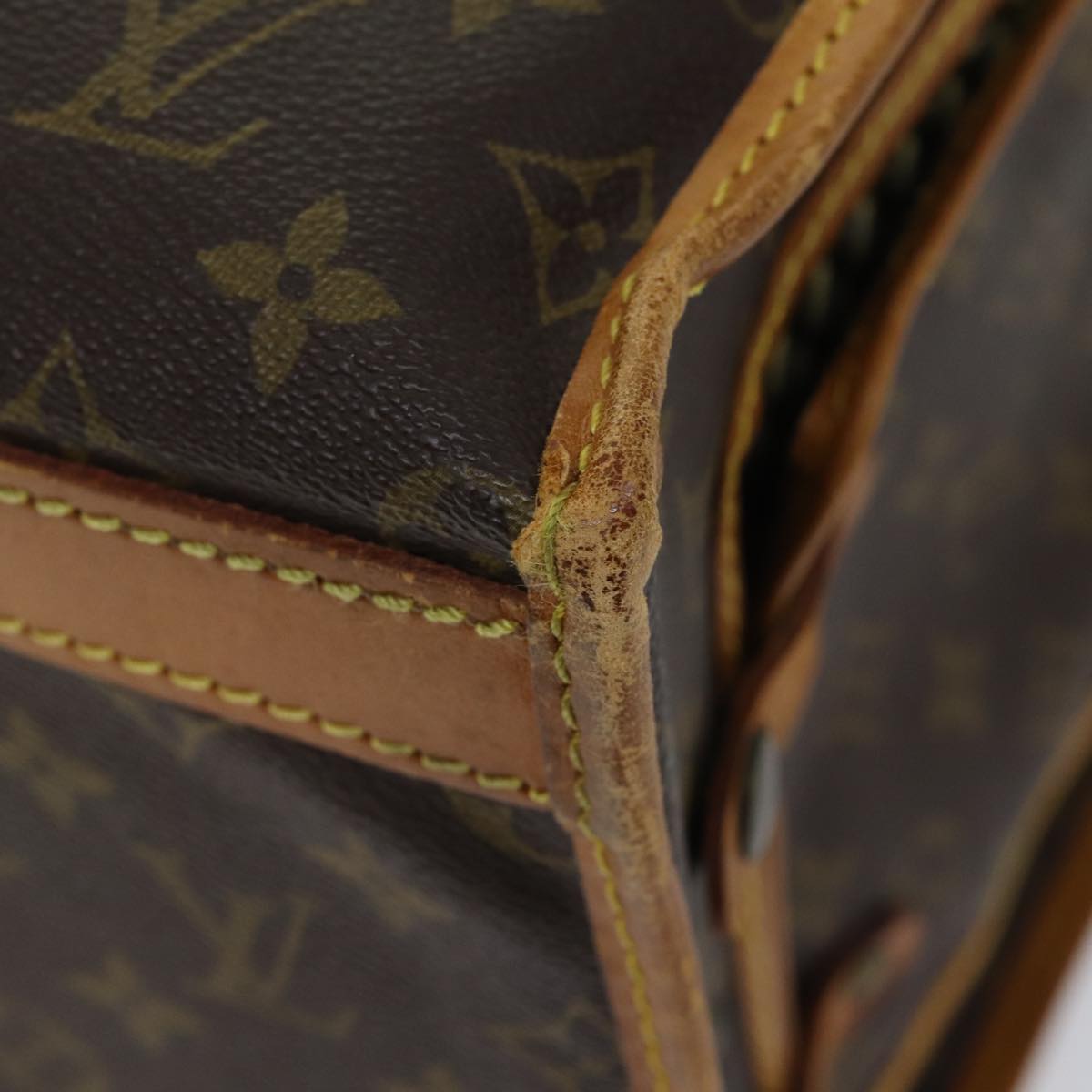 LOUIS VUITTON Monogram Sac Shan 50 Pet Carry M42021 LV yk11551