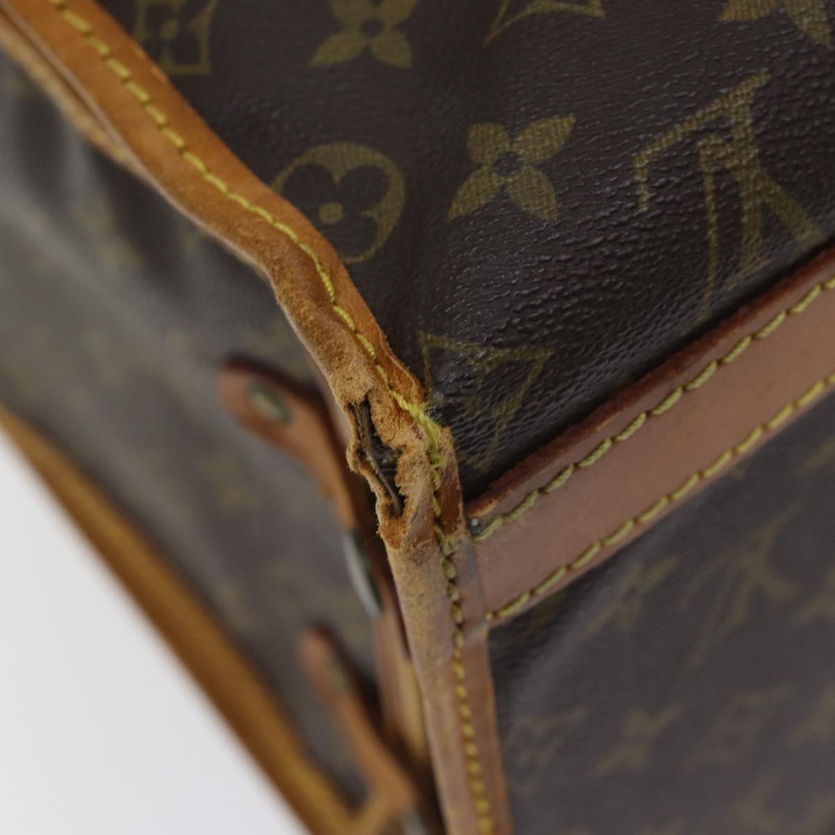LOUIS VUITTON Monogram Sac Shan 50 Pet Carry M42021 LV yk11551