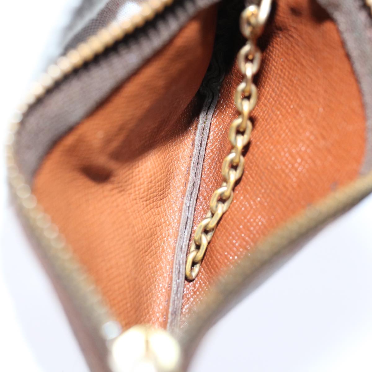 LOUIS VUITTON Monogram Pochette Cles Coin Purse M62650 LV yk11557