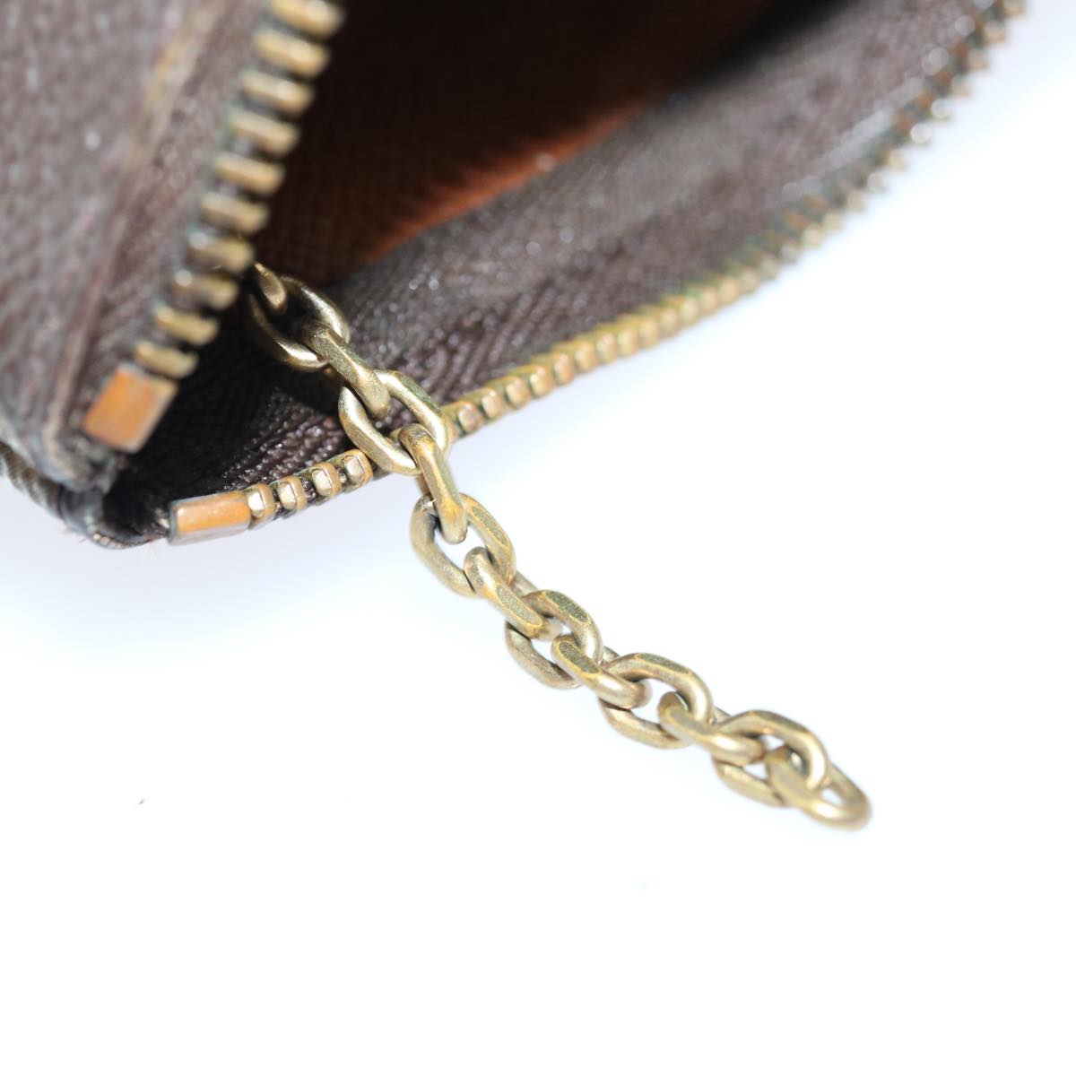 LOUIS VUITTON Monogram Pochette Cles Coin Purse M62650 LV yk11557