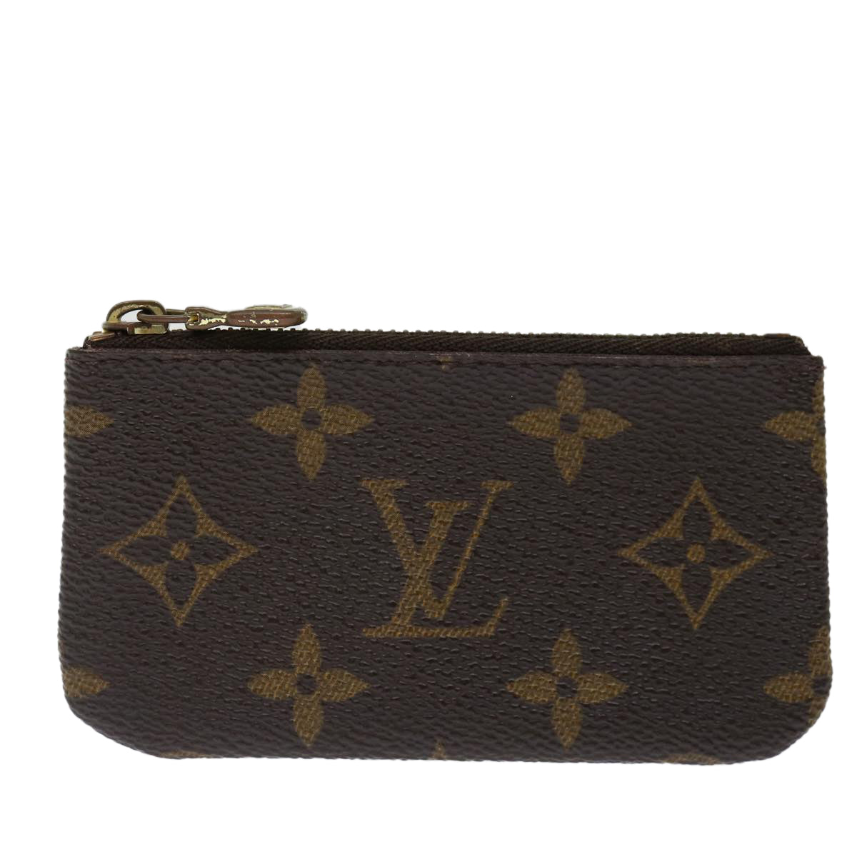 LOUIS VUITTON Monogram Pochette Cles Coin Purse M62650 LV yk11557
