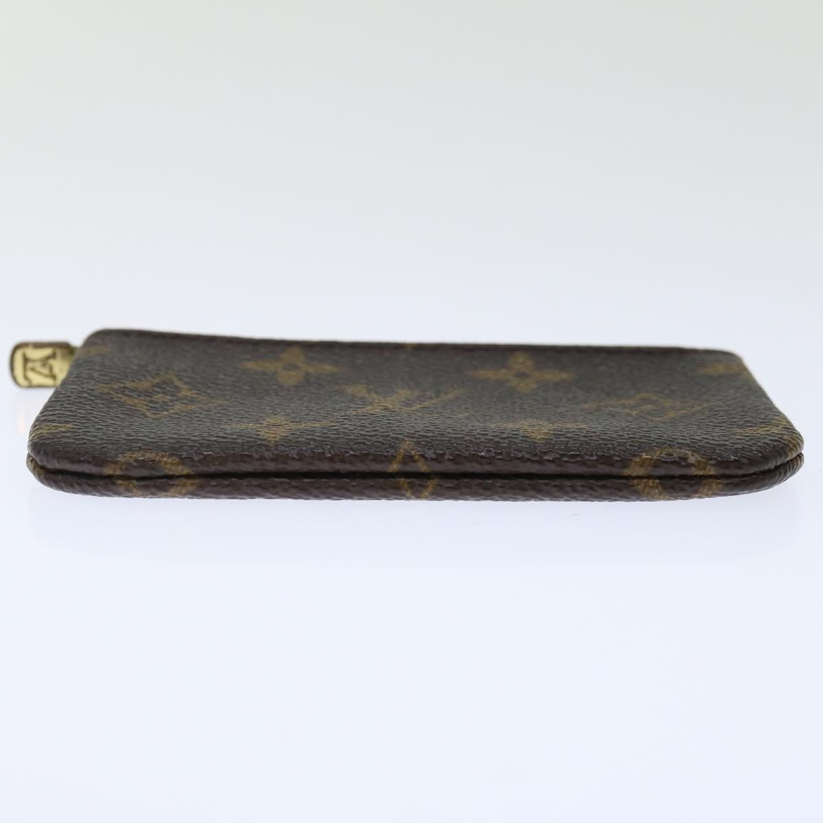 LOUIS VUITTON Monogram Pochette Cles Coin Purse M62650 LV yk11557