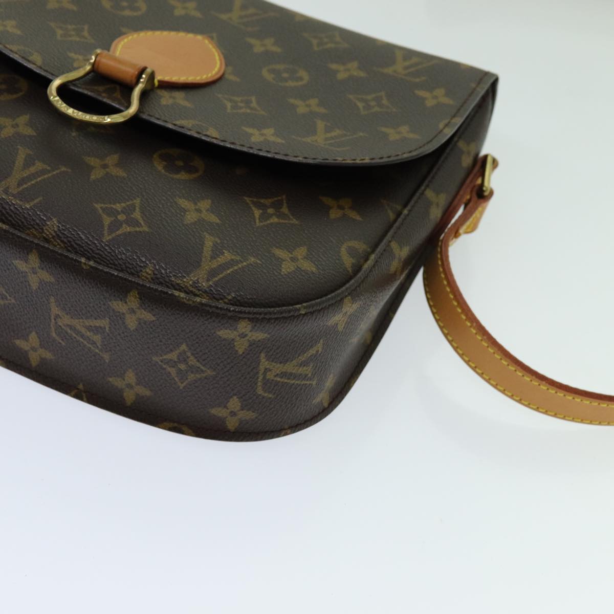 LOUIS VUITTON Monogram Saint Cloud GM Shoulder Bag M51242 LV yk11558
