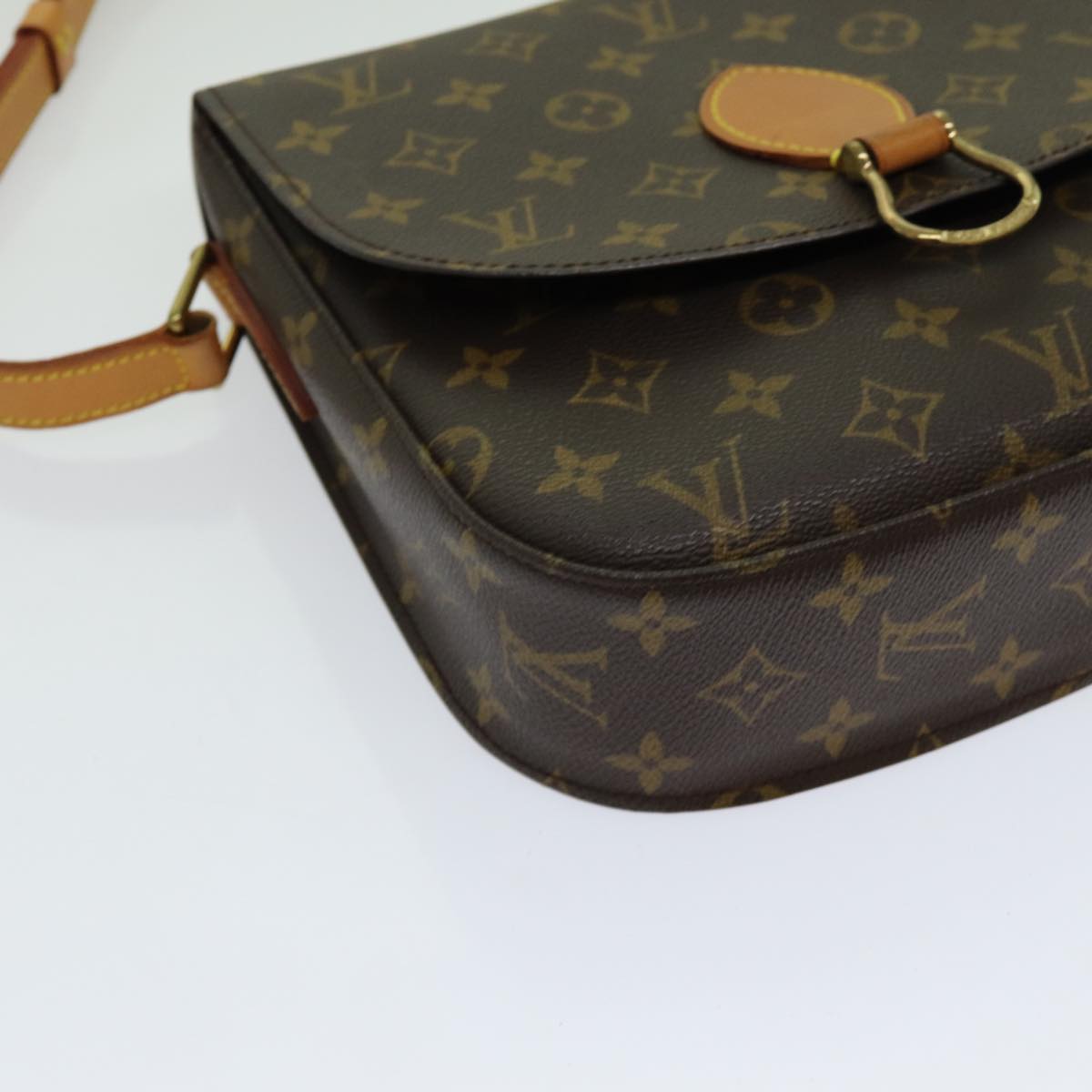 LOUIS VUITTON Monogram Saint Cloud GM Shoulder Bag M51242 LV yk11558