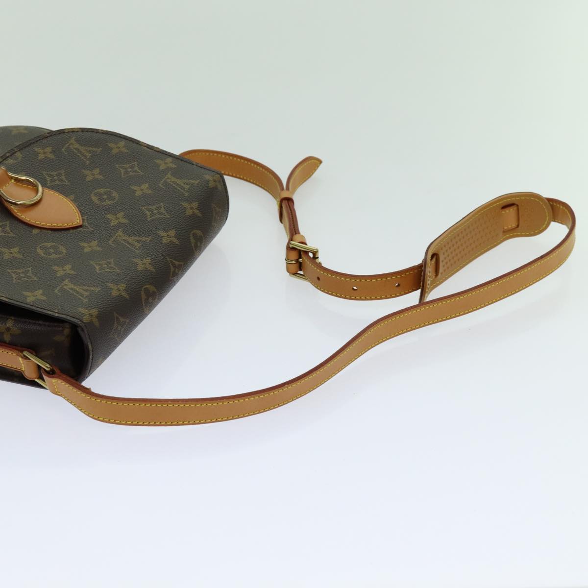 LOUIS VUITTON Monogram Saint Cloud GM Shoulder Bag M51242 LV yk11558