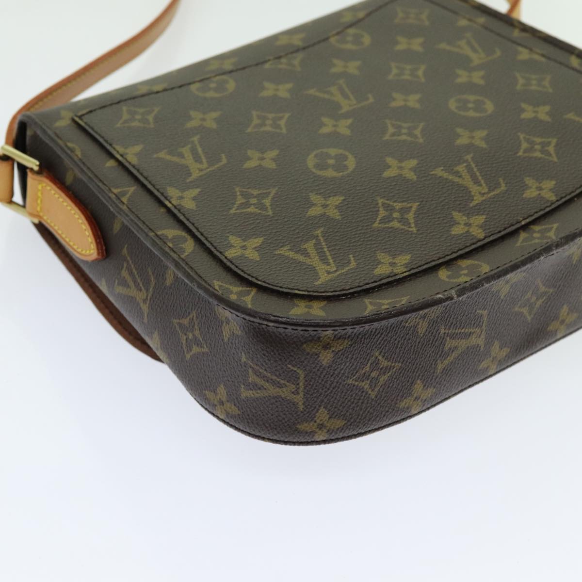 LOUIS VUITTON Monogram Saint Cloud GM Shoulder Bag M51242 LV yk11559