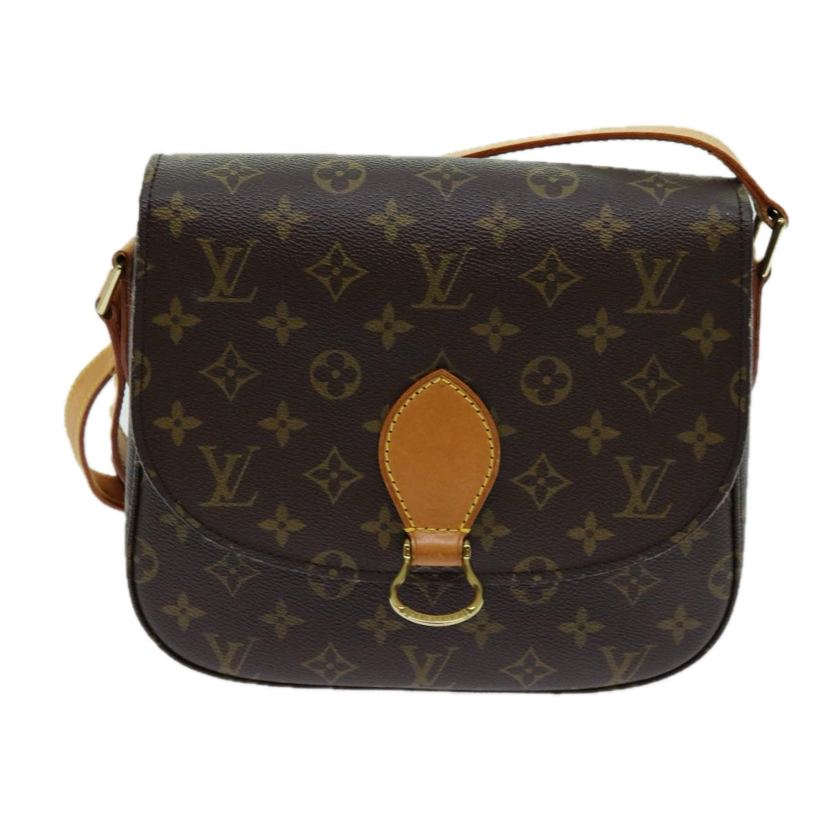 LOUIS VUITTON Monogram Saint Cloud GM Shoulder Bag M51242 LV yk11559