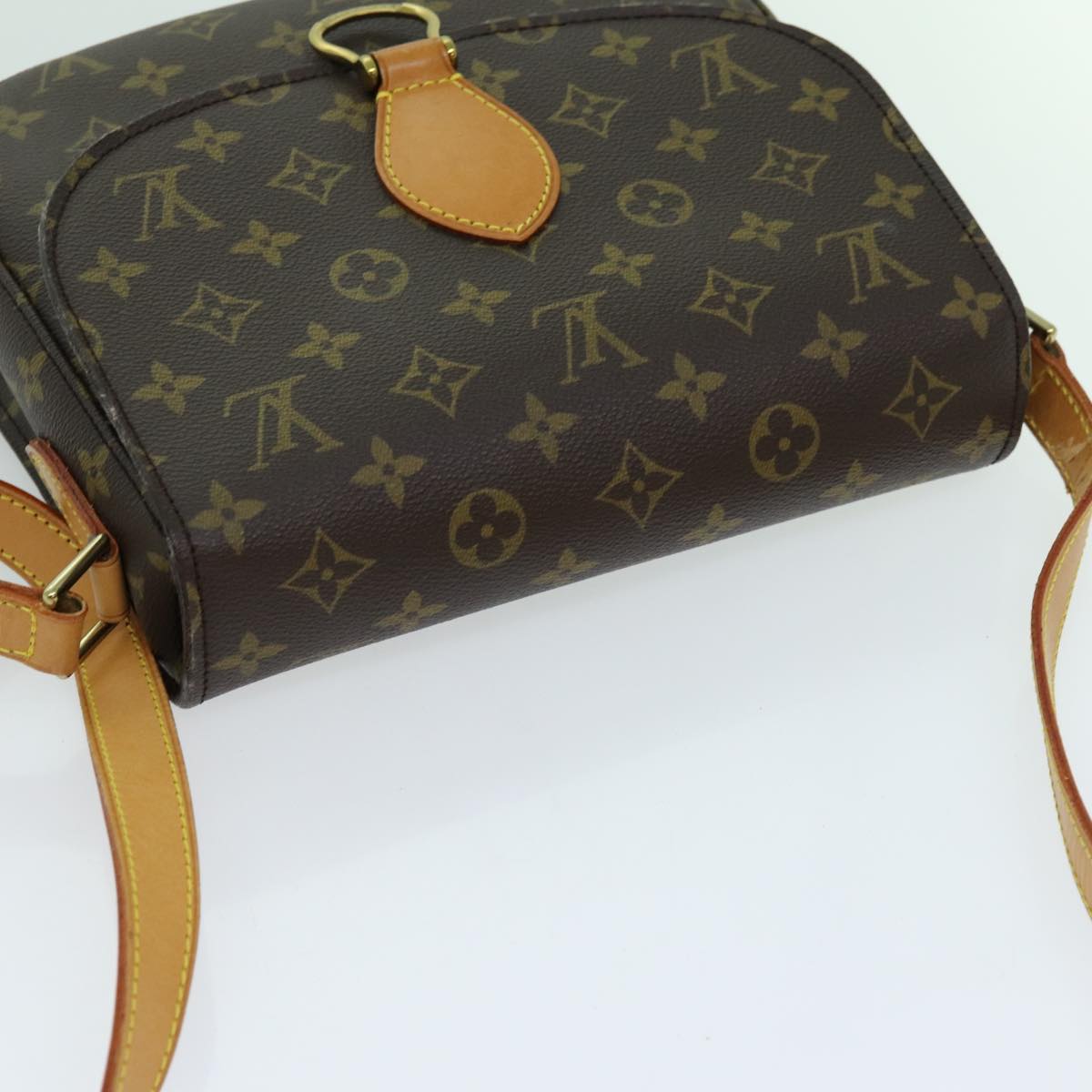 LOUIS VUITTON Monogram Saint Cloud GM Shoulder Bag M51242 LV yk11559