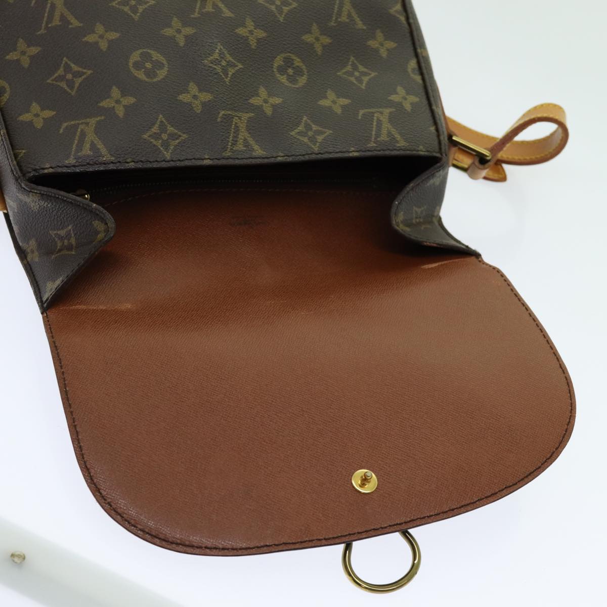 LOUIS VUITTON Monogram Saint Cloud GM Shoulder Bag M51242 LV yk11560