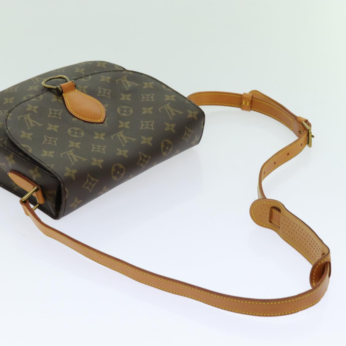 LOUIS VUITTON Monogram Saint Cloud GM Shoulder Bag M51242 LV yk11560