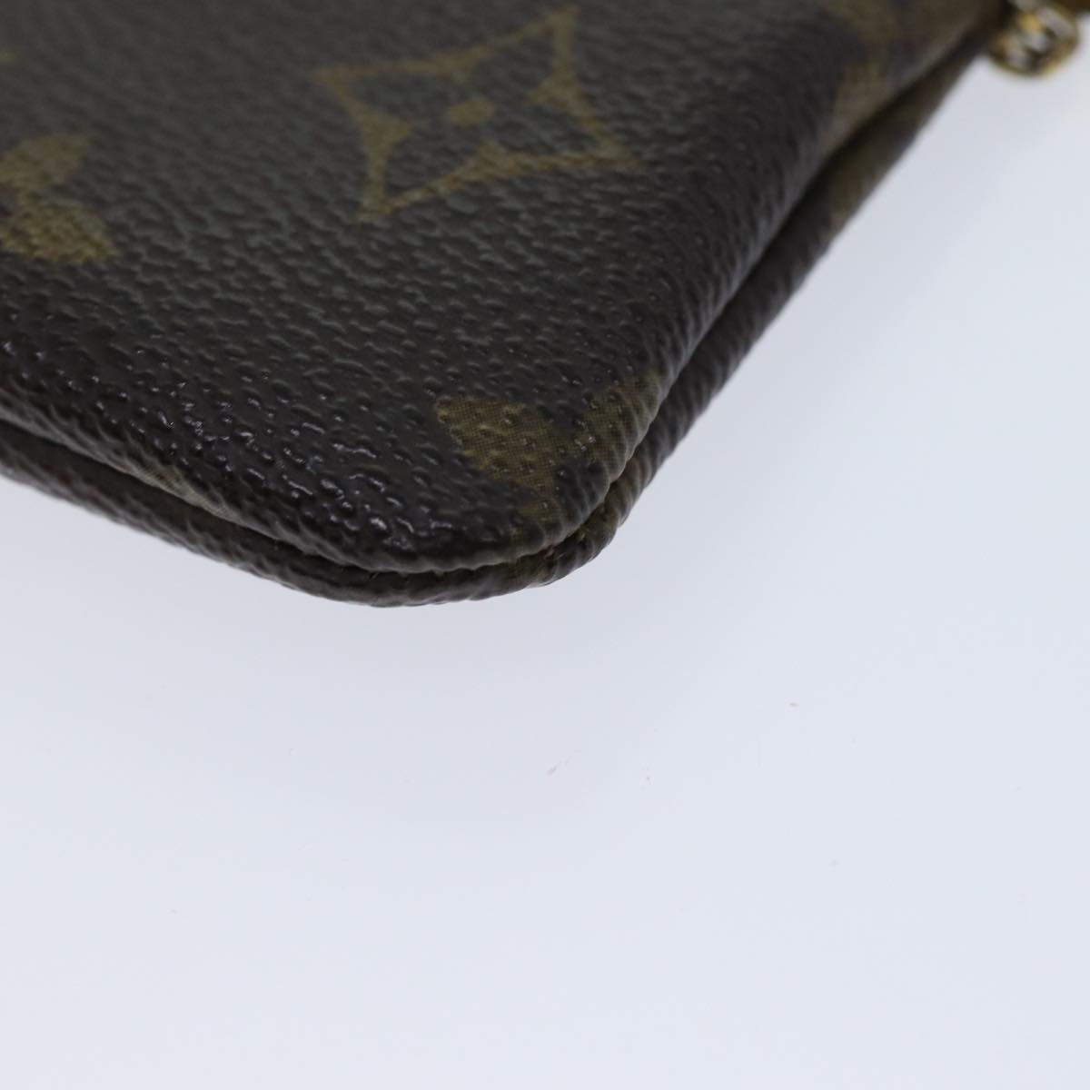 LOUIS VUITTON Monogram Pochette Cles Coin Purse M62650 LV yk11566