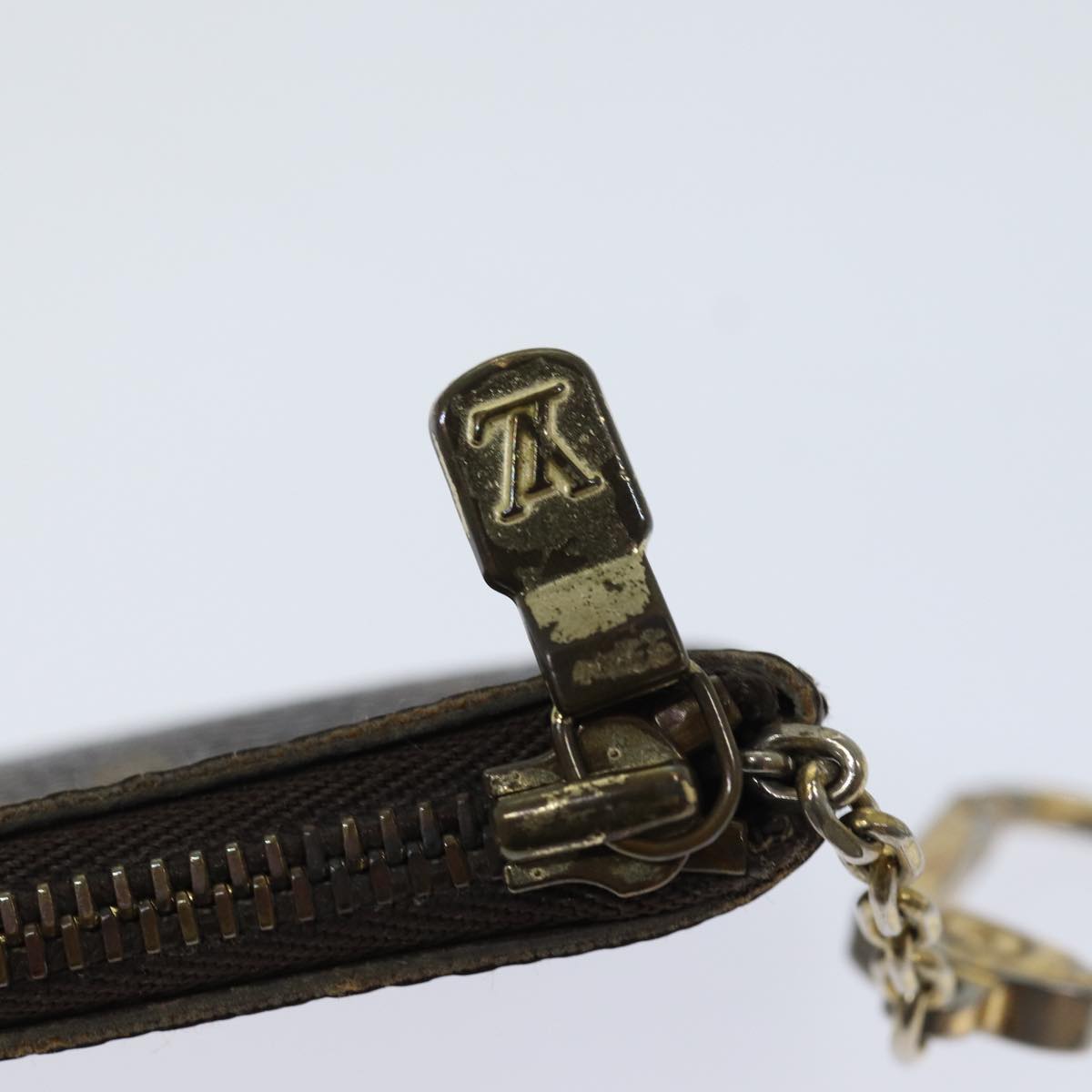 LOUIS VUITTON Monogram Pochette Cles Coin Purse M62650 LV yk11566