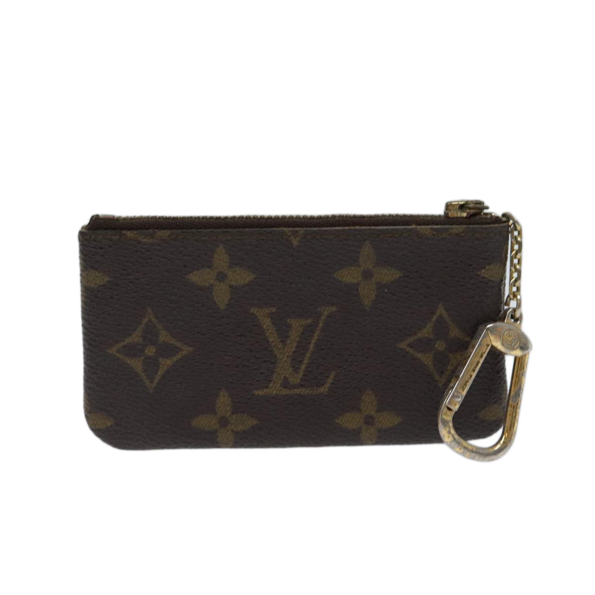 LOUIS VUITTON Monogram Pochette Cles Coin Purse M62650 LV yk11566