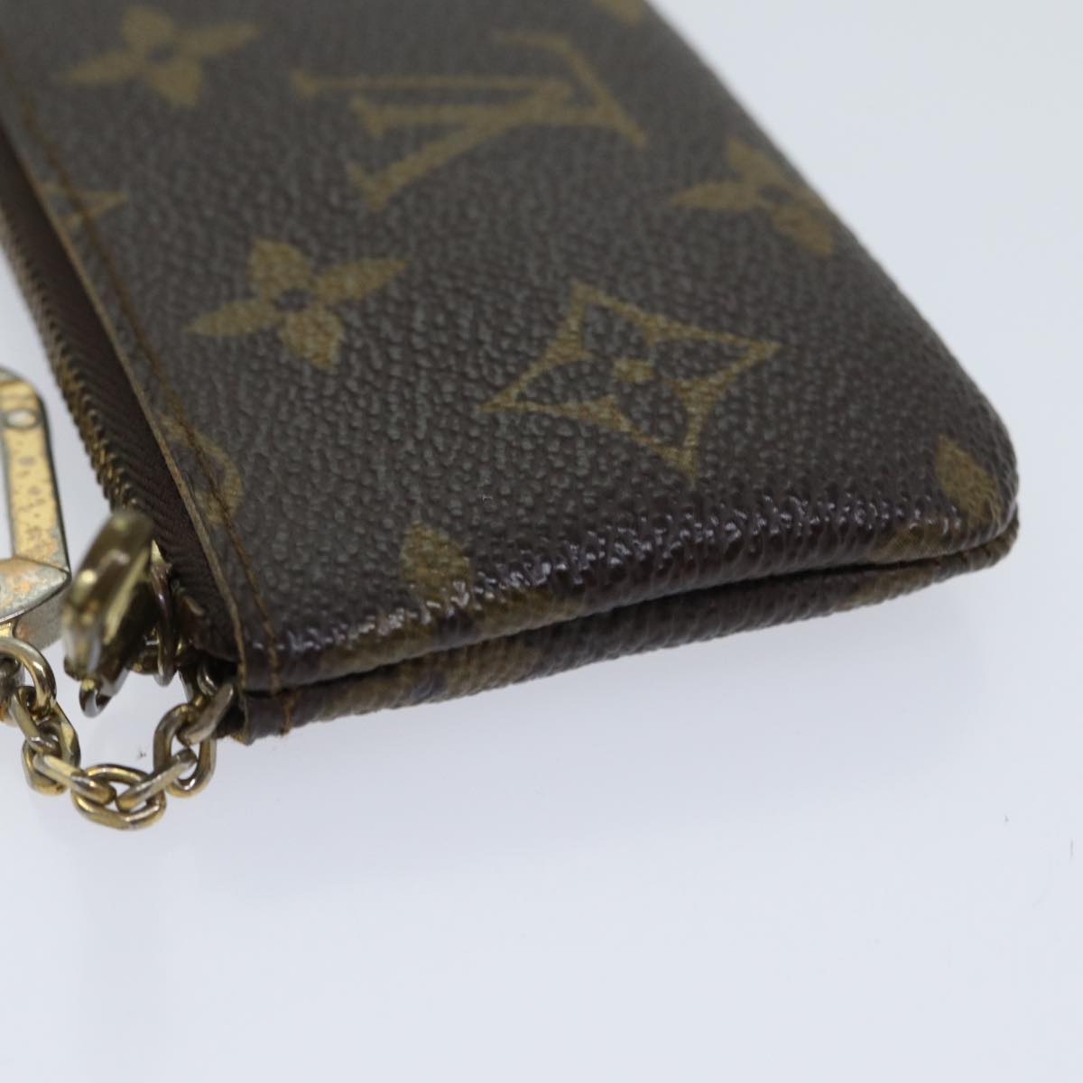 LOUIS VUITTON Monogram Pochette Cles Coin Purse M62650 LV yk11566
