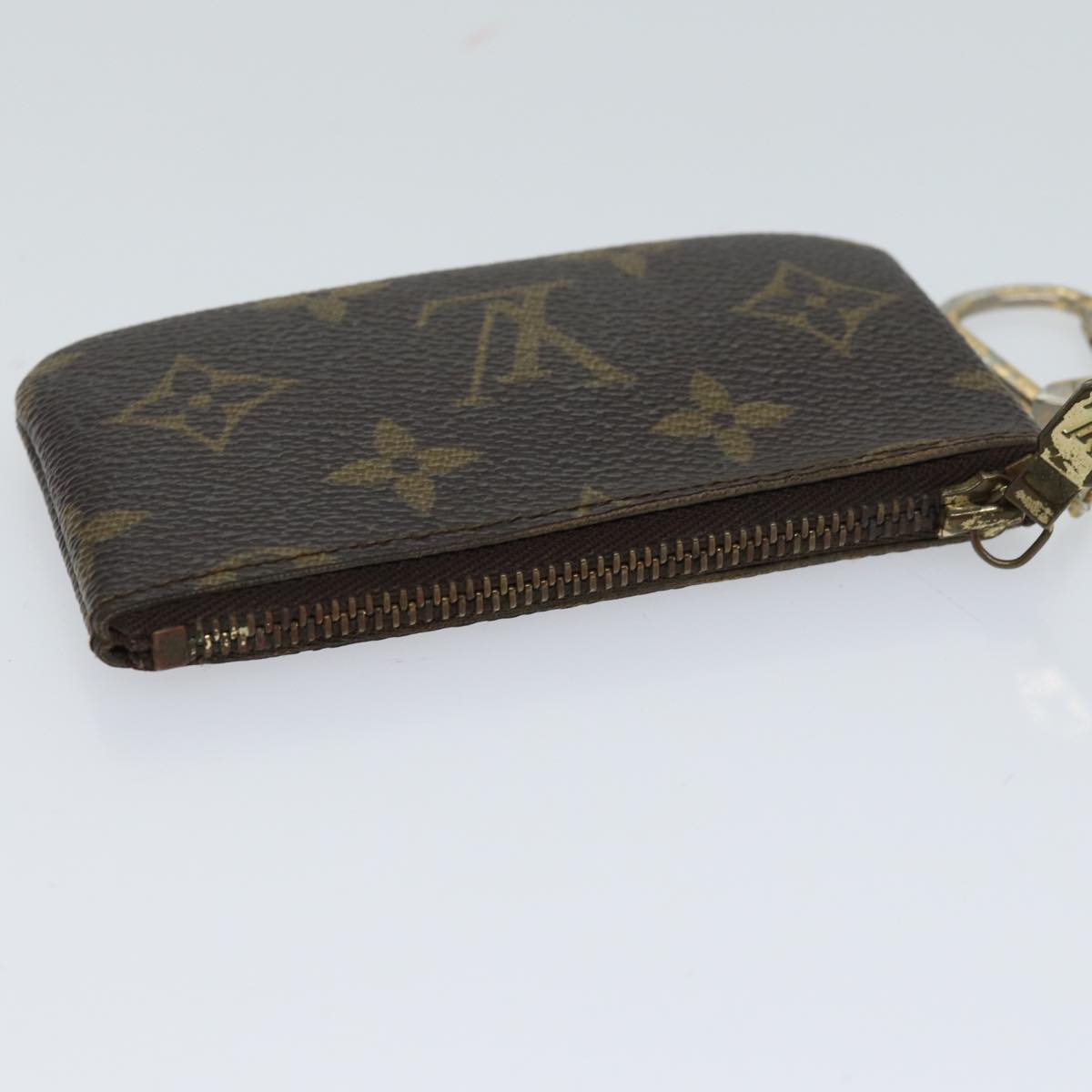 LOUIS VUITTON Monogram Pochette Cles Coin Purse M62650 LV yk11566