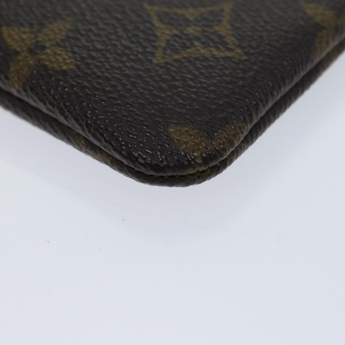 LOUIS VUITTON Monogram Pochette Cles Coin Purse M62650 LV yk11566