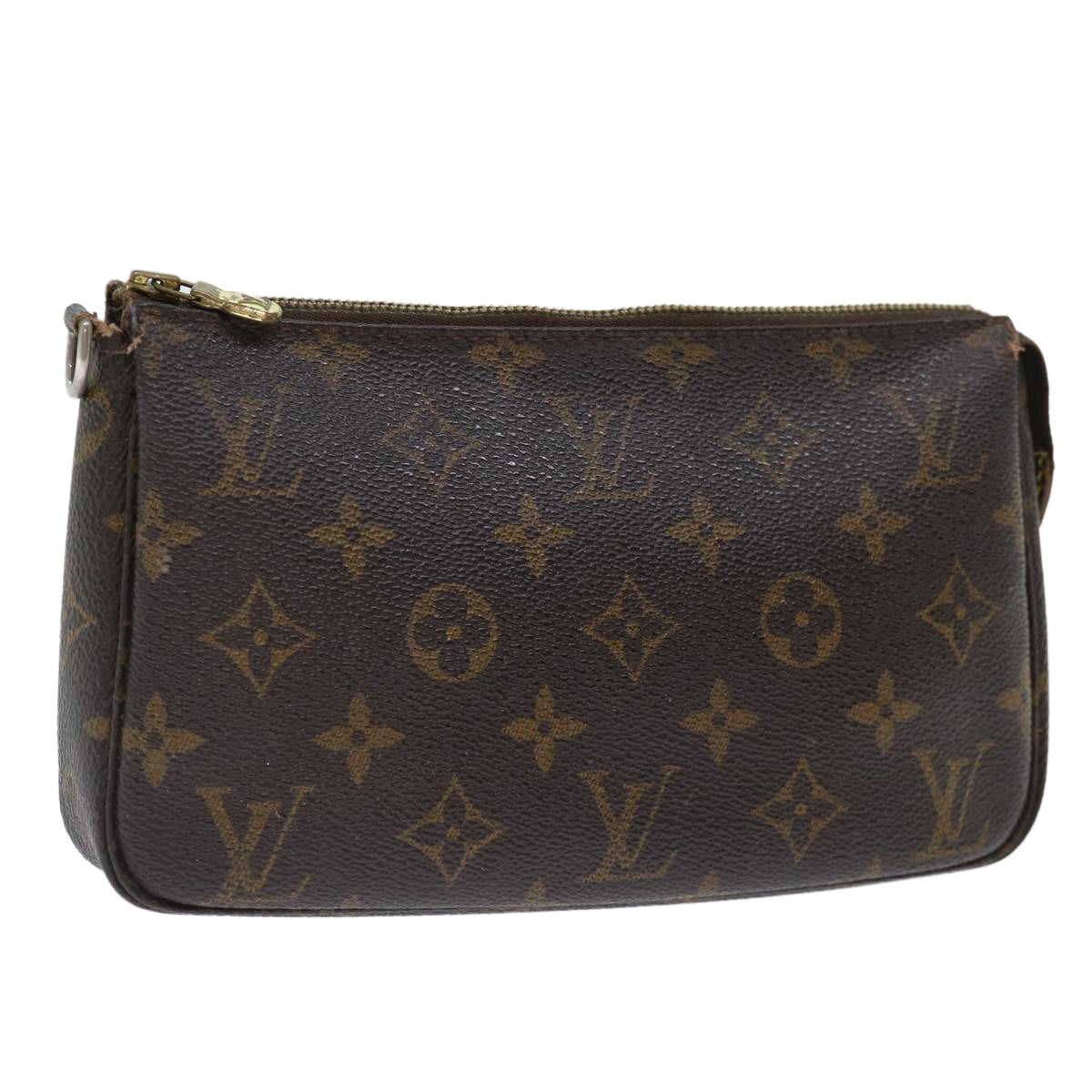 LOUIS VUITTON Monogram Pochette Accessoires Pouch M51980 LV yk11572