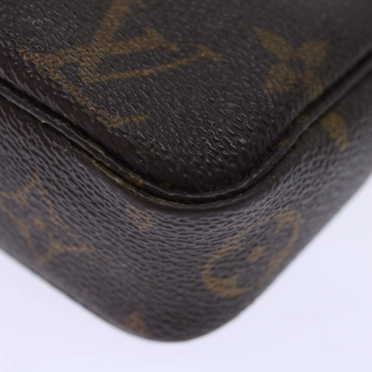 LOUIS VUITTON Monogram Pochette Accessoires Pouch M51980 LV yk11572