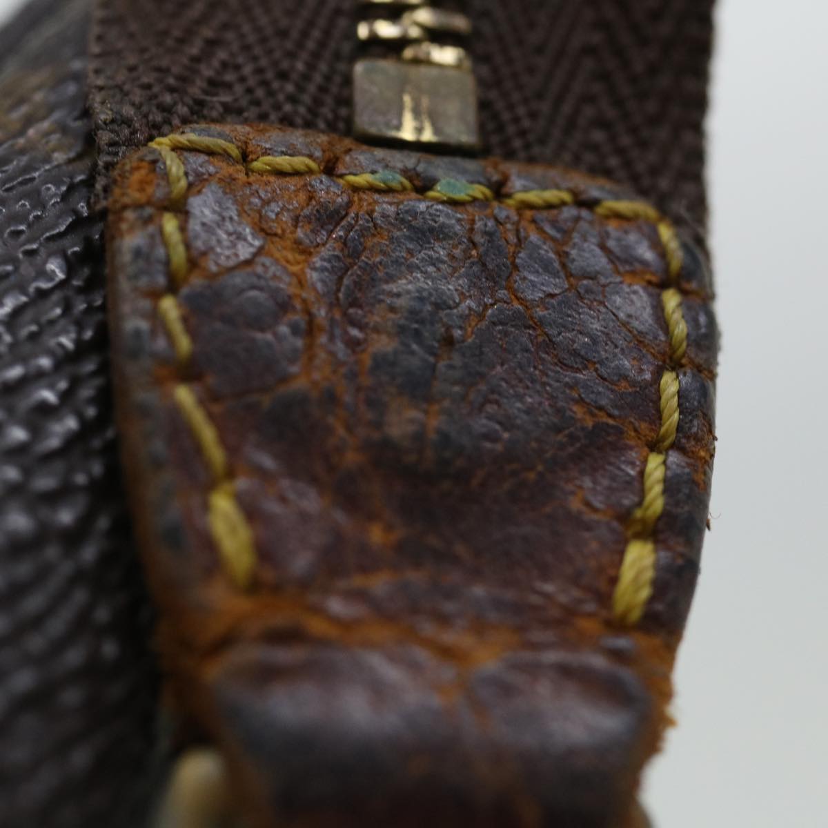 LOUIS VUITTON Monogram Pochette Accessoires Pouch M51980 LV yk11572