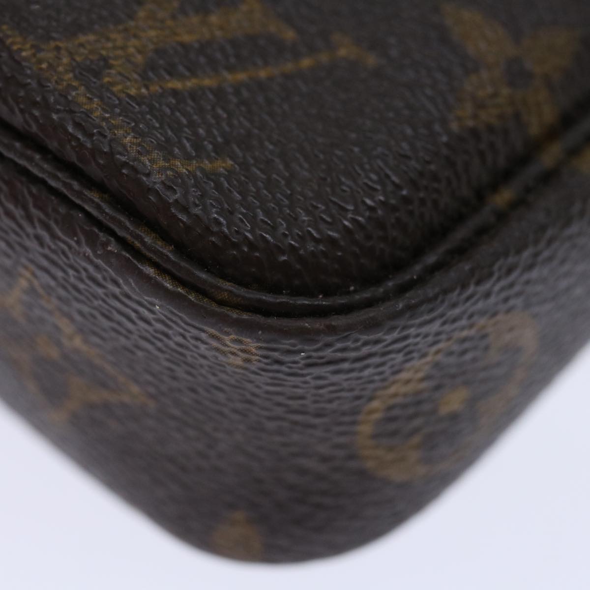 LOUIS VUITTON Monogram Pochette Accessoires Pouch M51980 LV yk11572