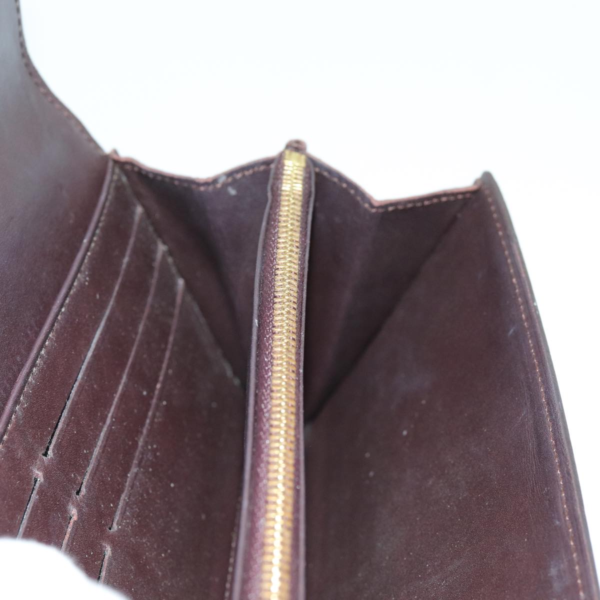 LOUIS VUITTON Vernis Portefeuille Sarah Long Wallet Amarante M93524 yk11573