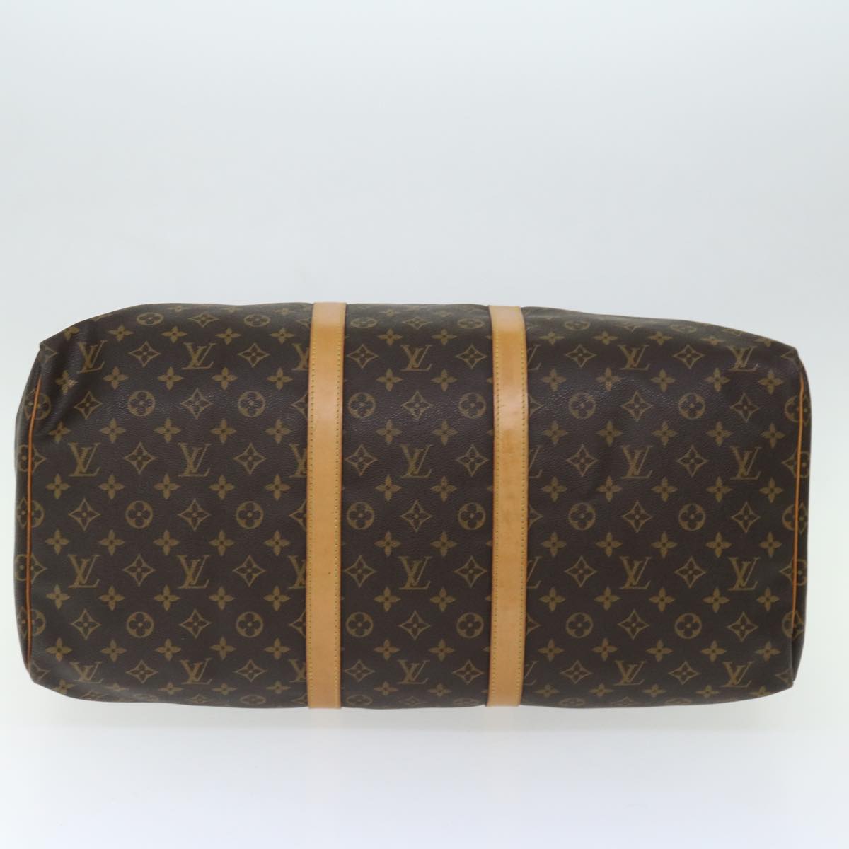 LOUIS VUITTON Monogram Keepall 55 Boston Bag M41424 LV yk11575