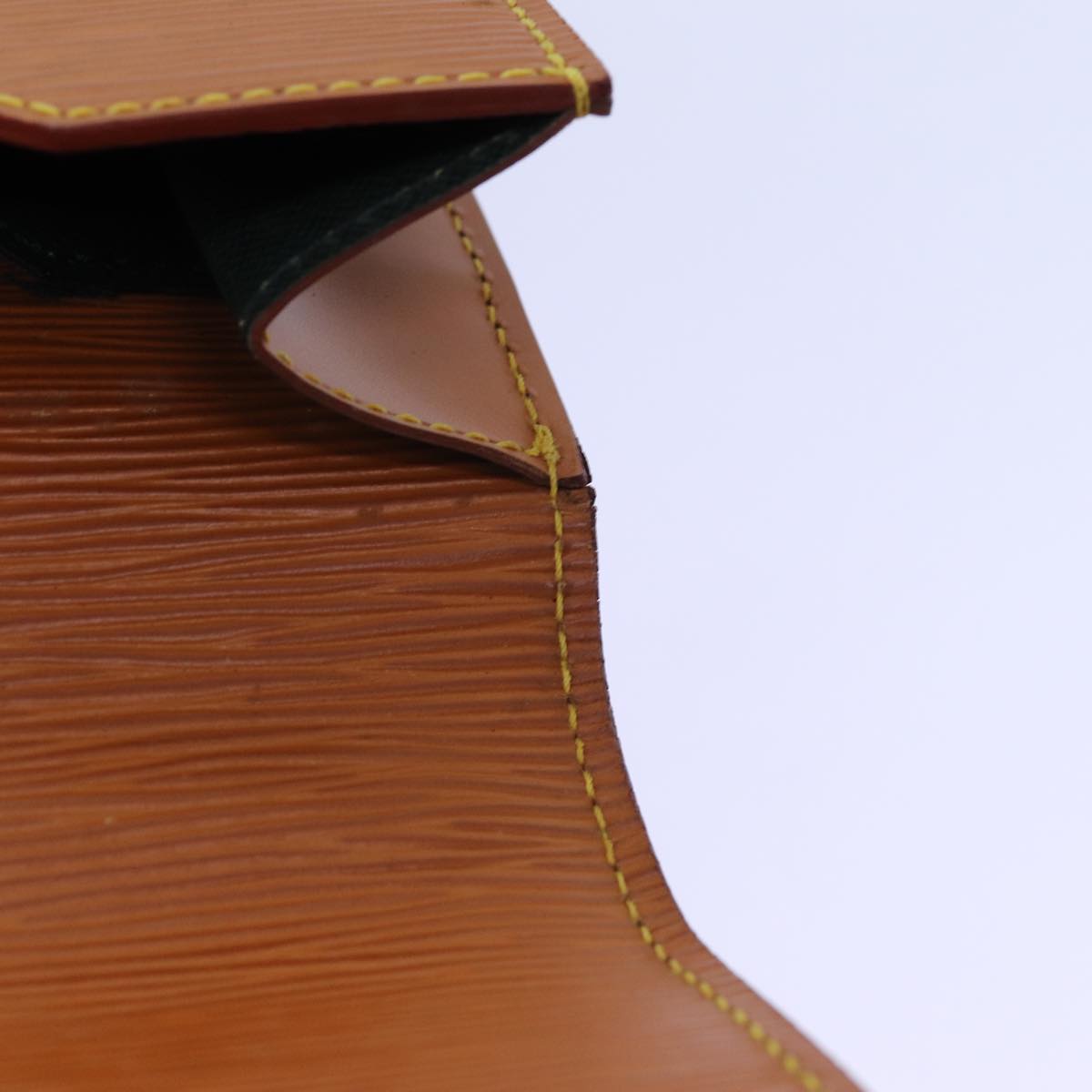 LOUIS VUITTON Epi Porte Documents Bandouliere Brown M54468 LV yk11593