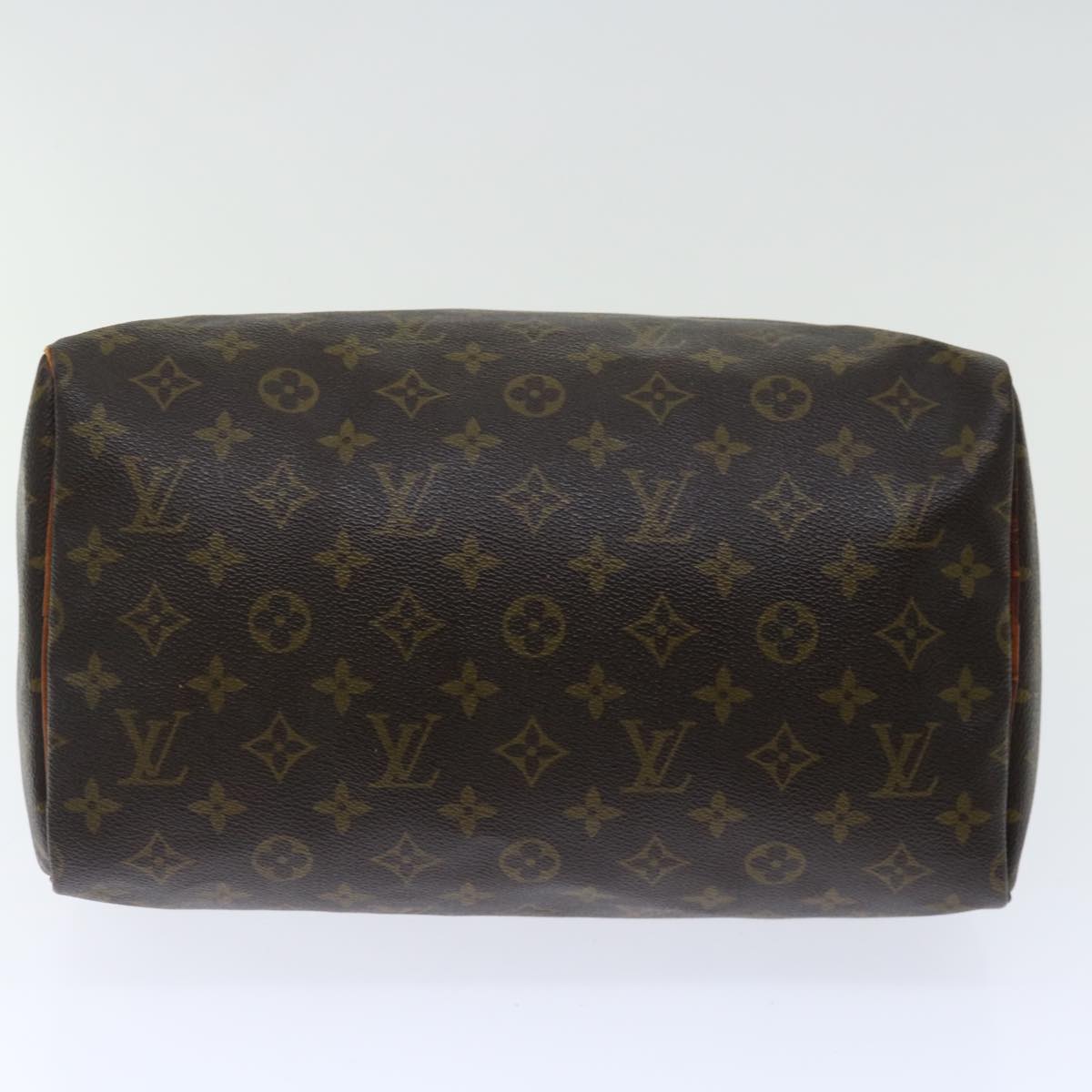 LOUIS VUITTON Monogram Speedy 30 Hand Bag M41526 LV yk11594