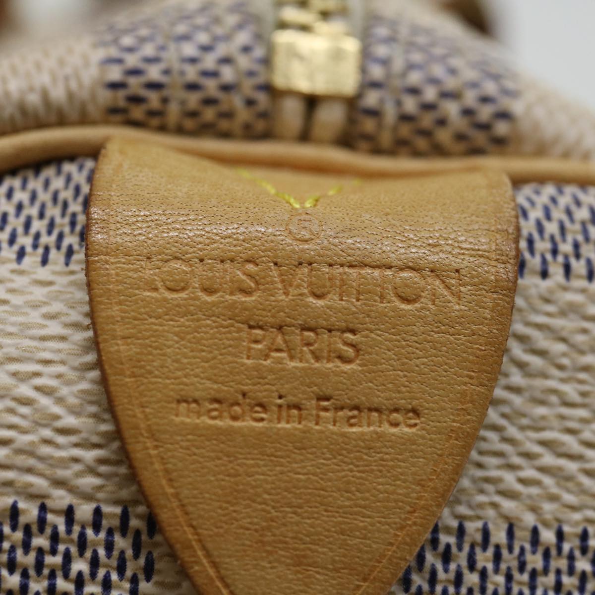 LOUIS VUITTON Damier Azur Speedy 30 Hand Bag N41533 LV yk11597