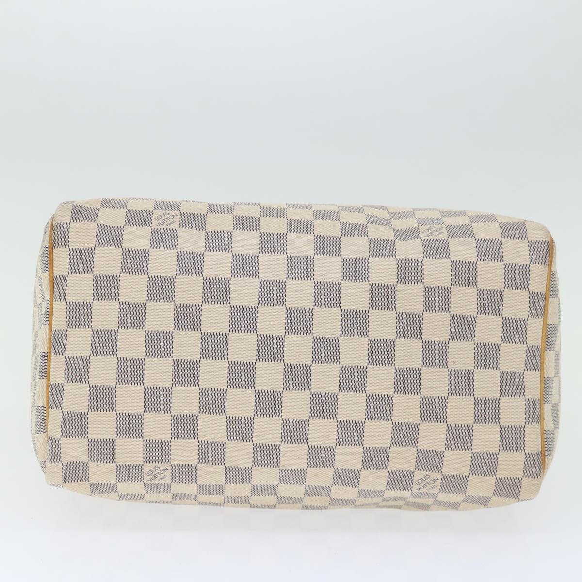 LOUIS VUITTON Damier Azur Speedy 30 Hand Bag N41533 LV yk11597