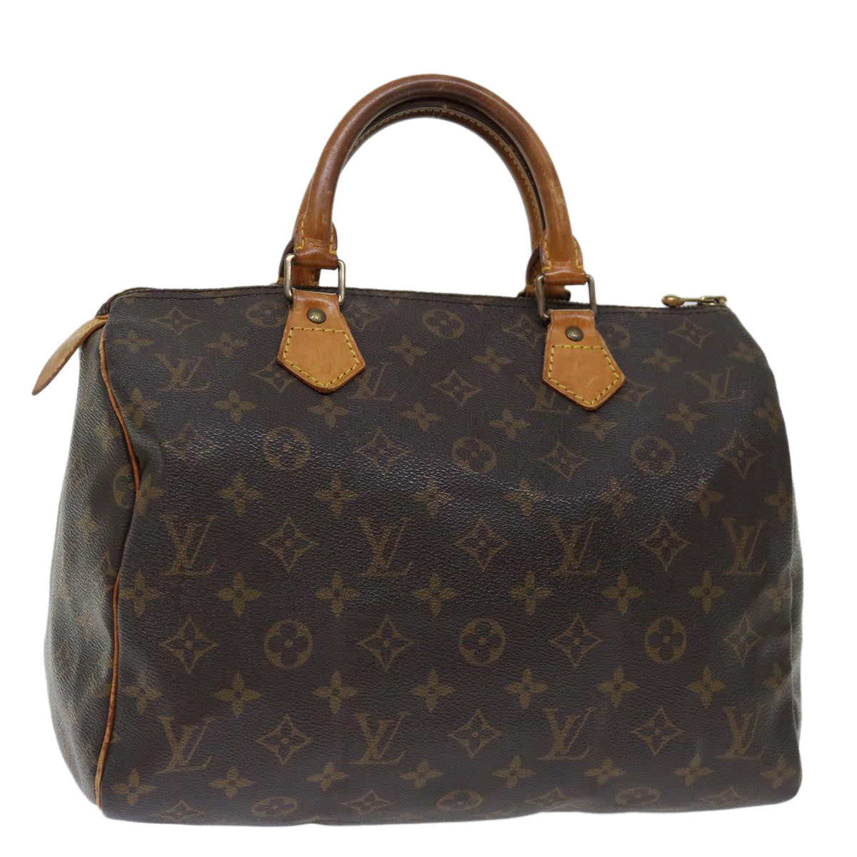 LOUIS VUITTON Monogram Speedy 30 Hand Bag M41526 LV yk11608