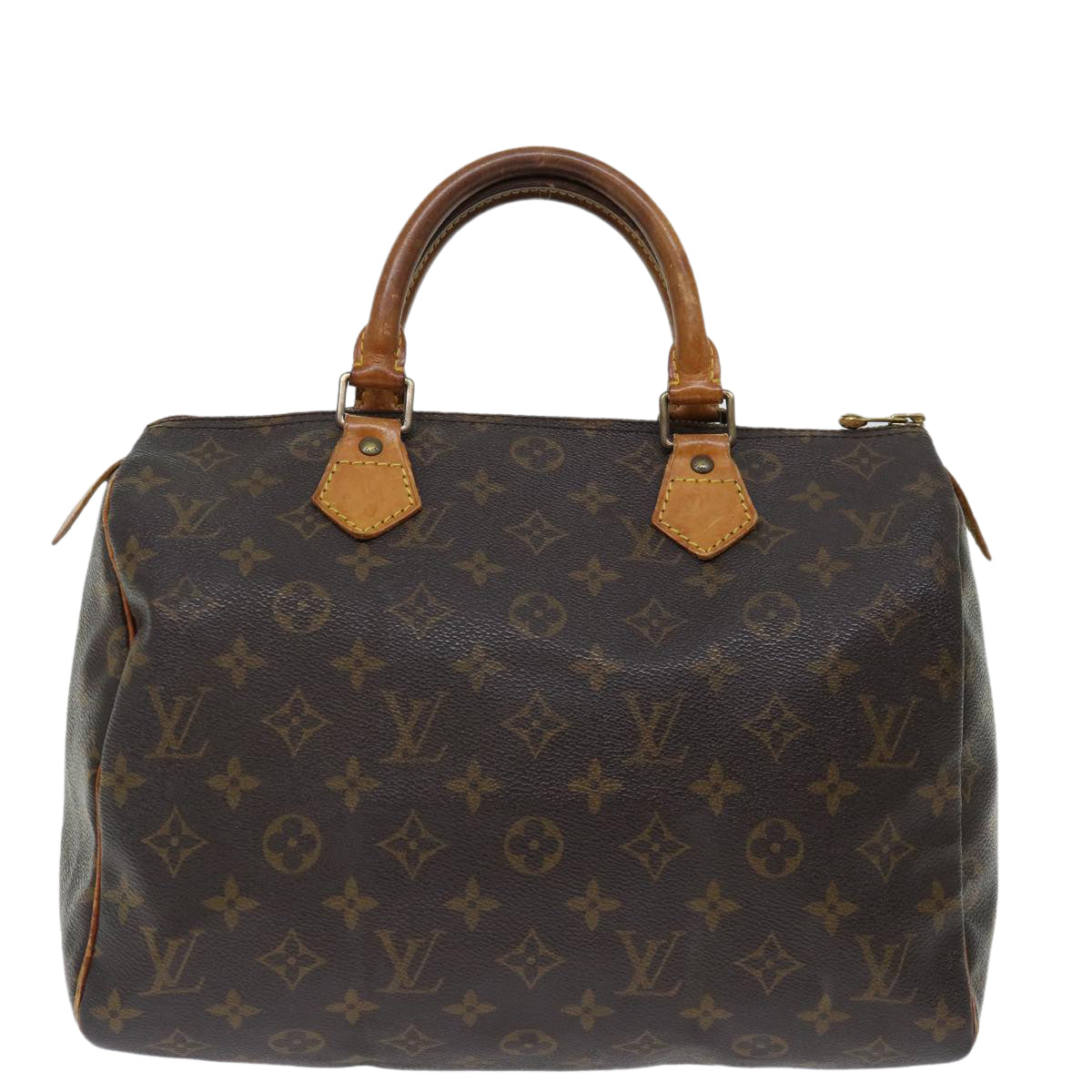 LOUIS VUITTON Monogram Speedy 30 Hand Bag M41526 LV yk11608