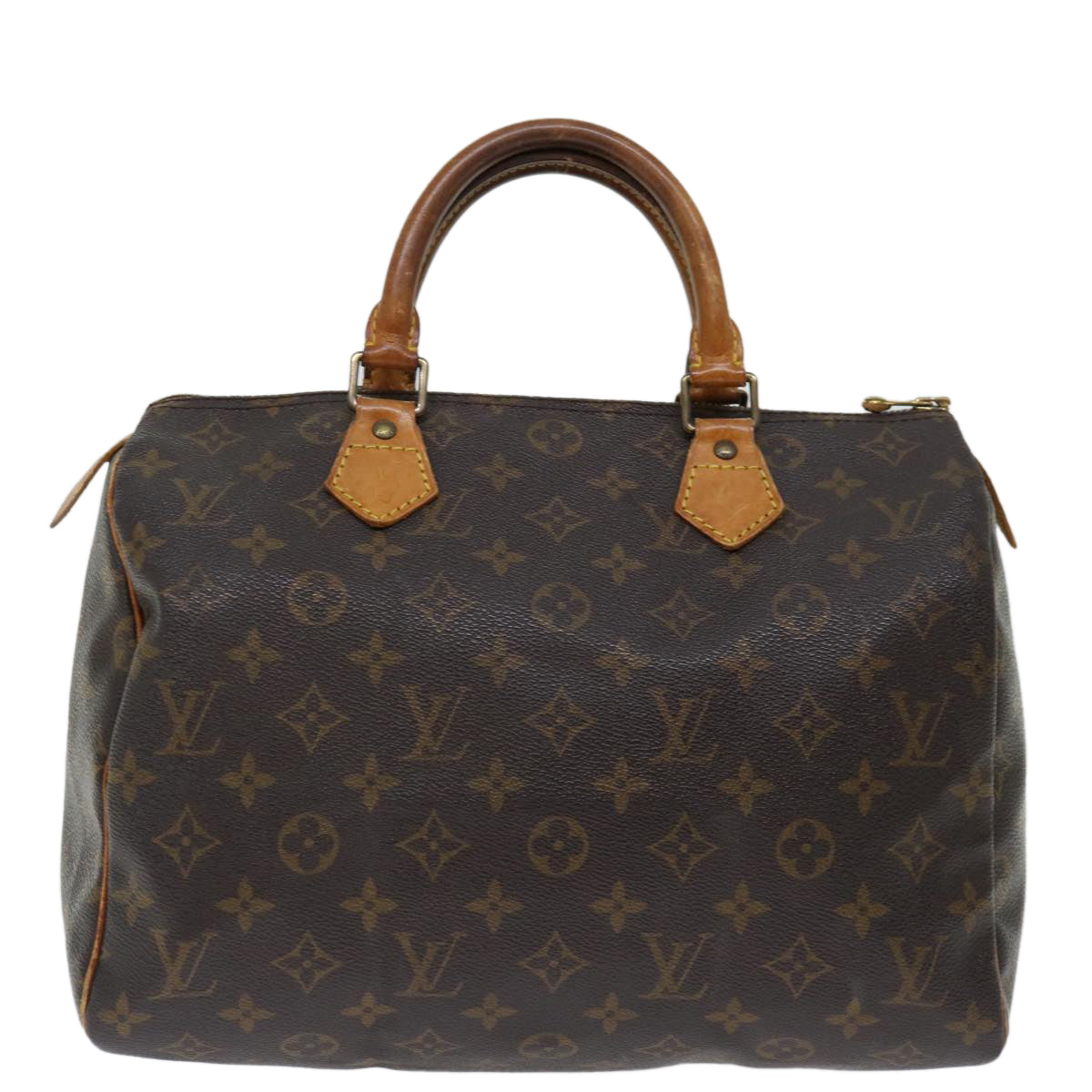 LOUIS VUITTON Monogram Speedy 30 Hand Bag M41526 LV yk11608