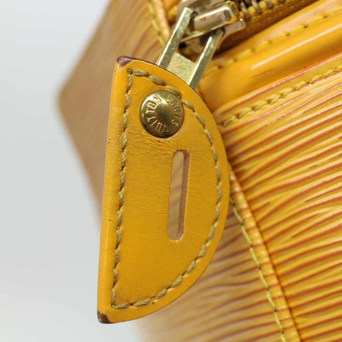 LOUIS VUITTON Epi Cannes Hand Bag Yellow M48039 LV yk11614