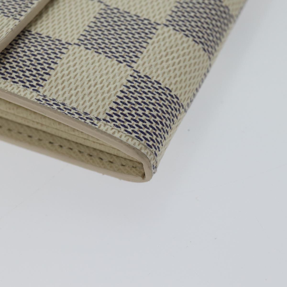 LOUIS VUITTON Damier Azur Portefeuille Sarah Long Wallet N63208 LV yk11622