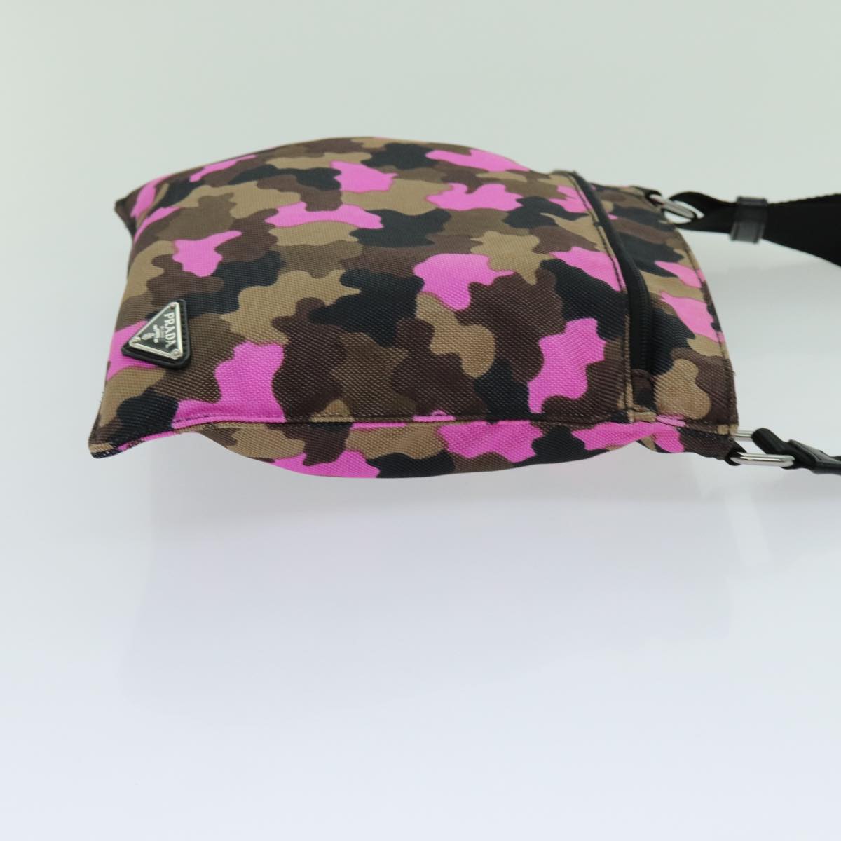 Luxury PradaCamouflage Shoulder Bag Nylon Pink VA0886 yk11624