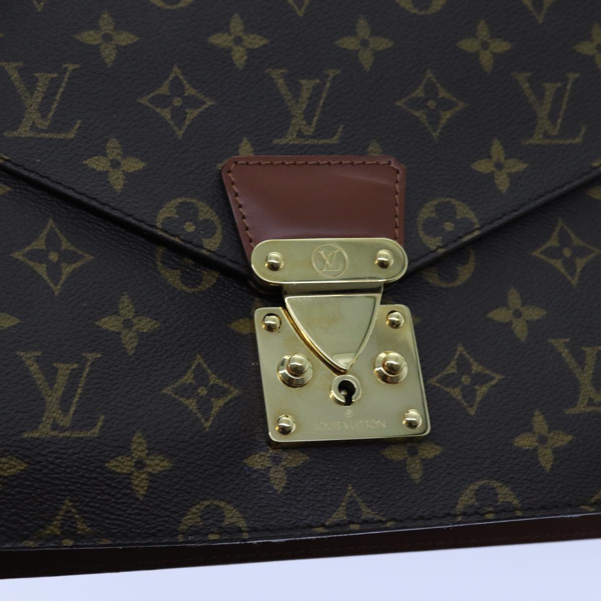 LOUIS VUITTON Monogram Concorde Hand Bag M51190 LV yk11625