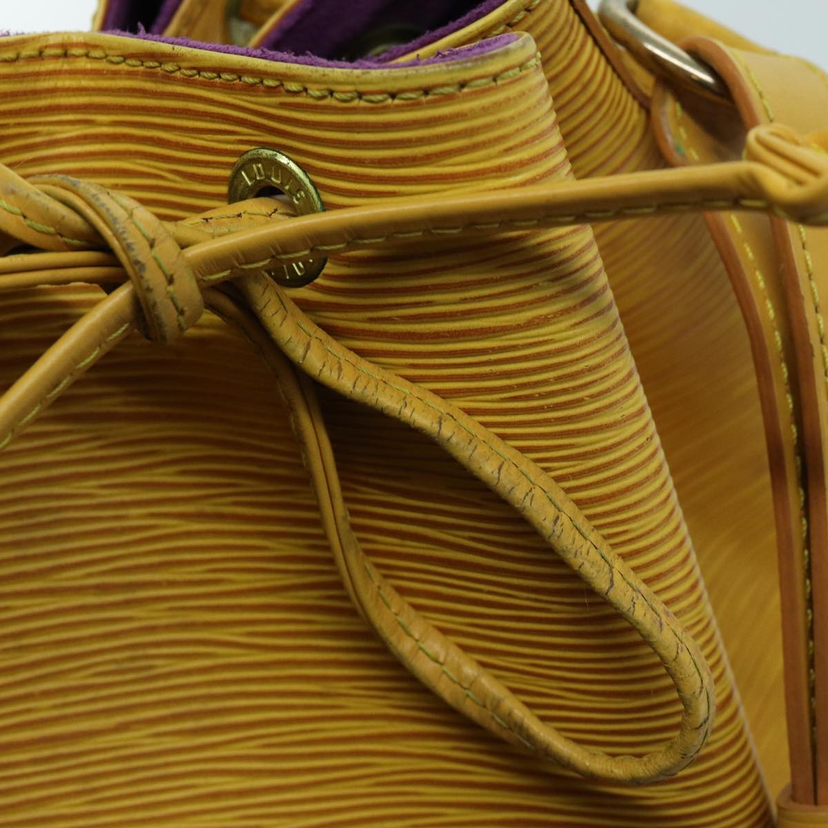 LOUIS VUITTON Epi Noe Shoulder Bag Tassili Yellow M44009 LV yk11626