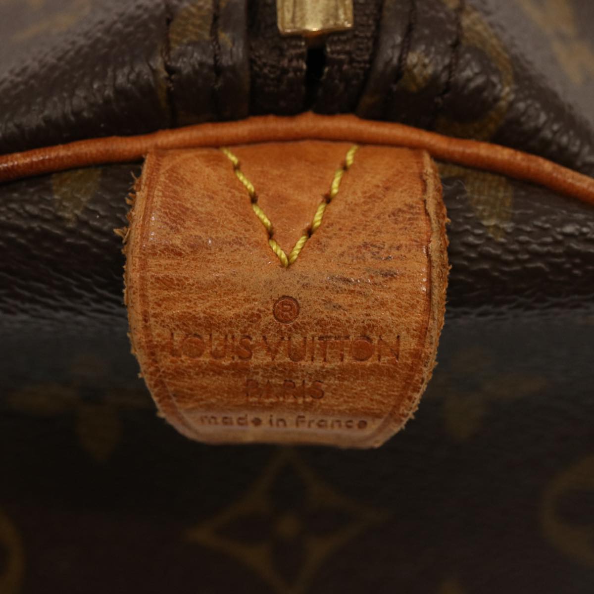 LOUIS VUITTON Monogram Keepall 55 Boston Bag M41424 LV yk11629