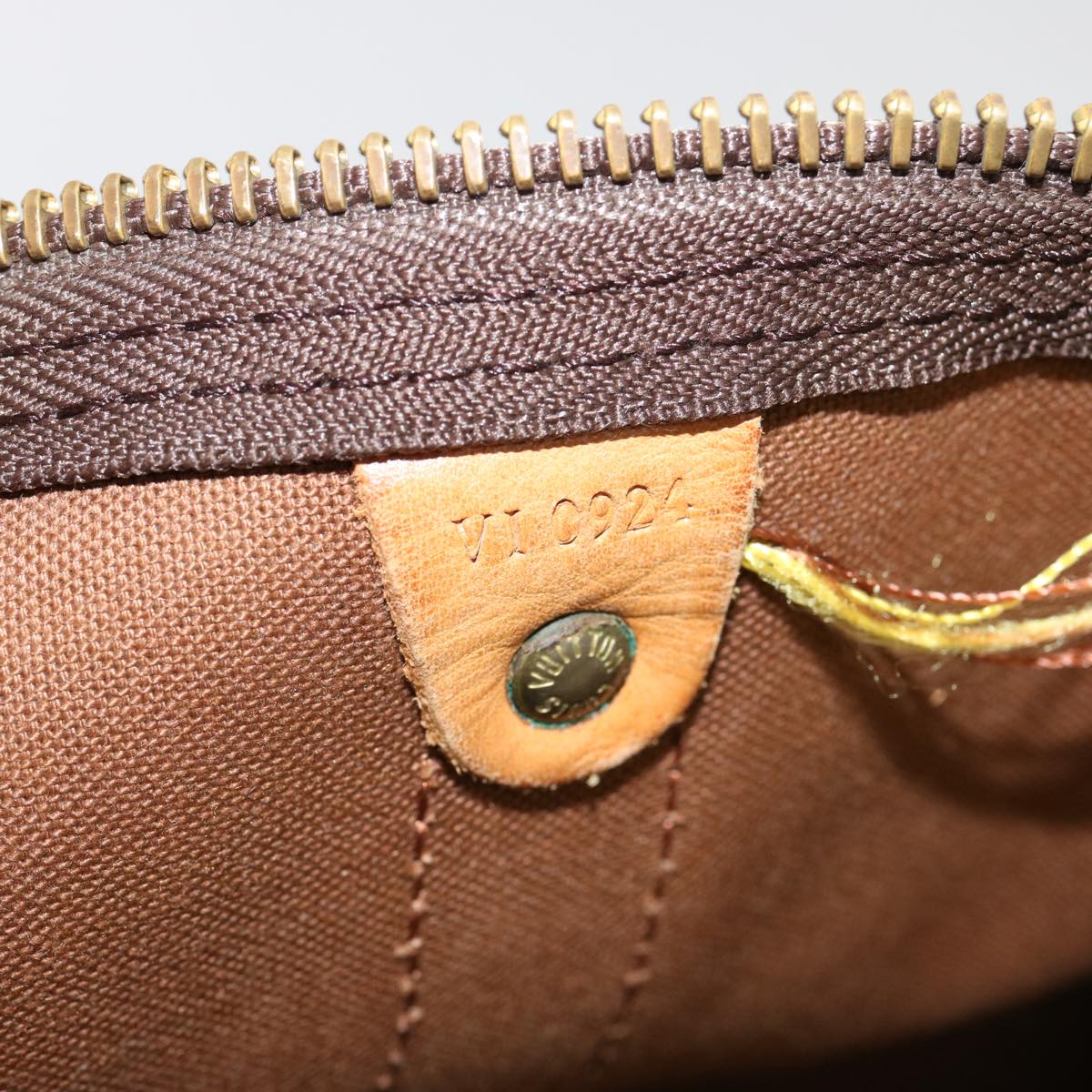 LOUIS VUITTON Monogram Keepall 55 Boston Bag M41424 LV yk11629