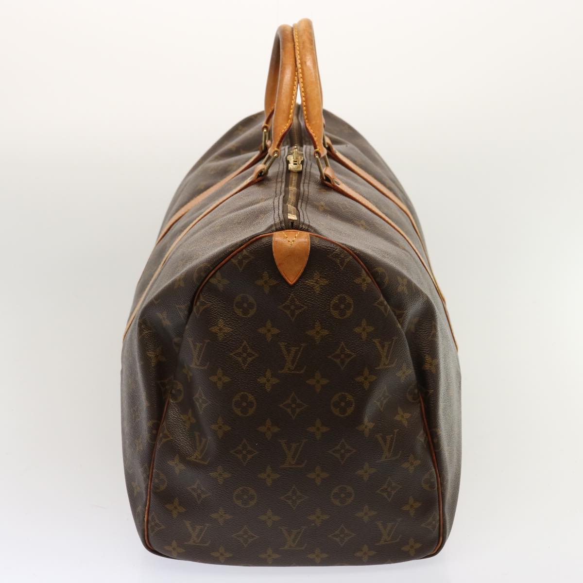 LOUIS VUITTON Monogram Keepall 55 Boston Bag M41424 LV yk11629