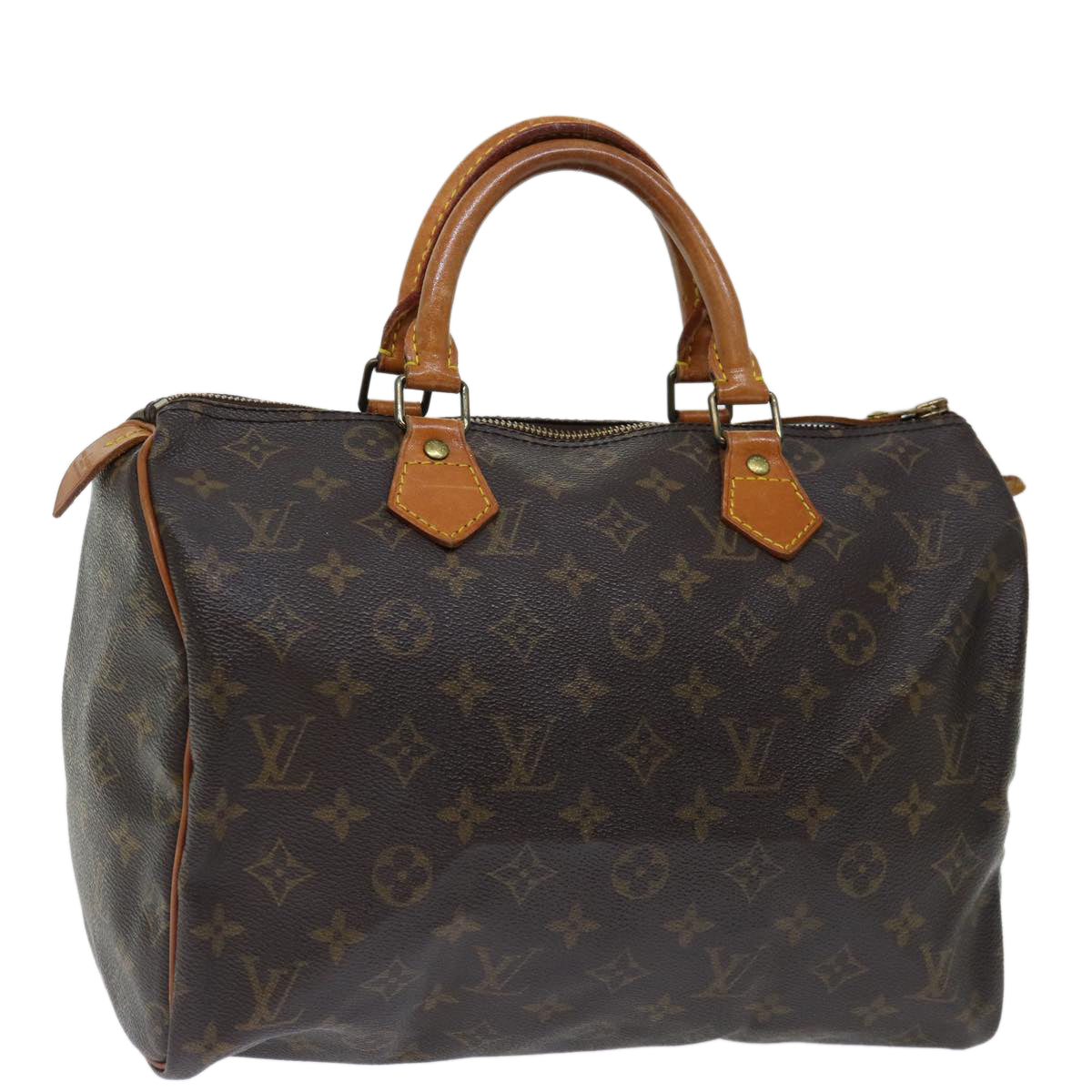 LOUIS VUITTON Monogram Speedy 30 Hand Bag M41526 LV yk11653