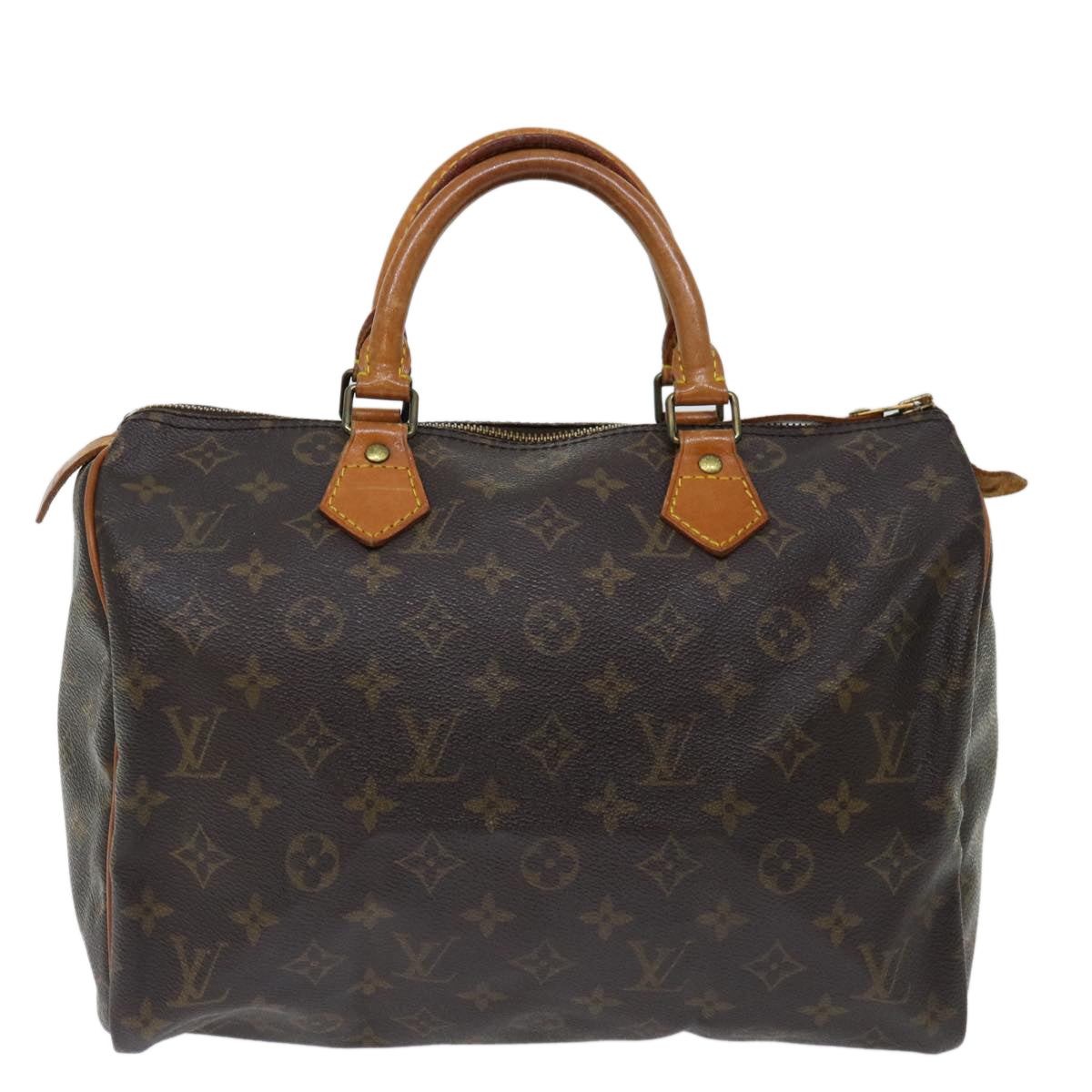 LOUIS VUITTON Monogram Speedy 30 Hand Bag M41526 LV yk11653