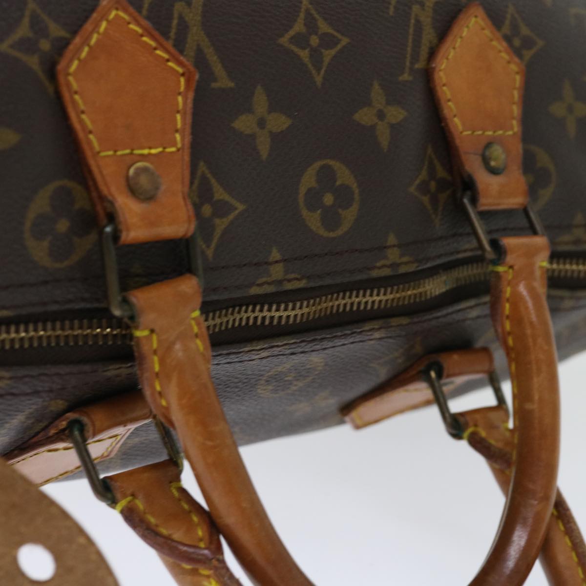 LOUIS VUITTON Monogram Speedy 30 Hand Bag M41526 LV yk11659