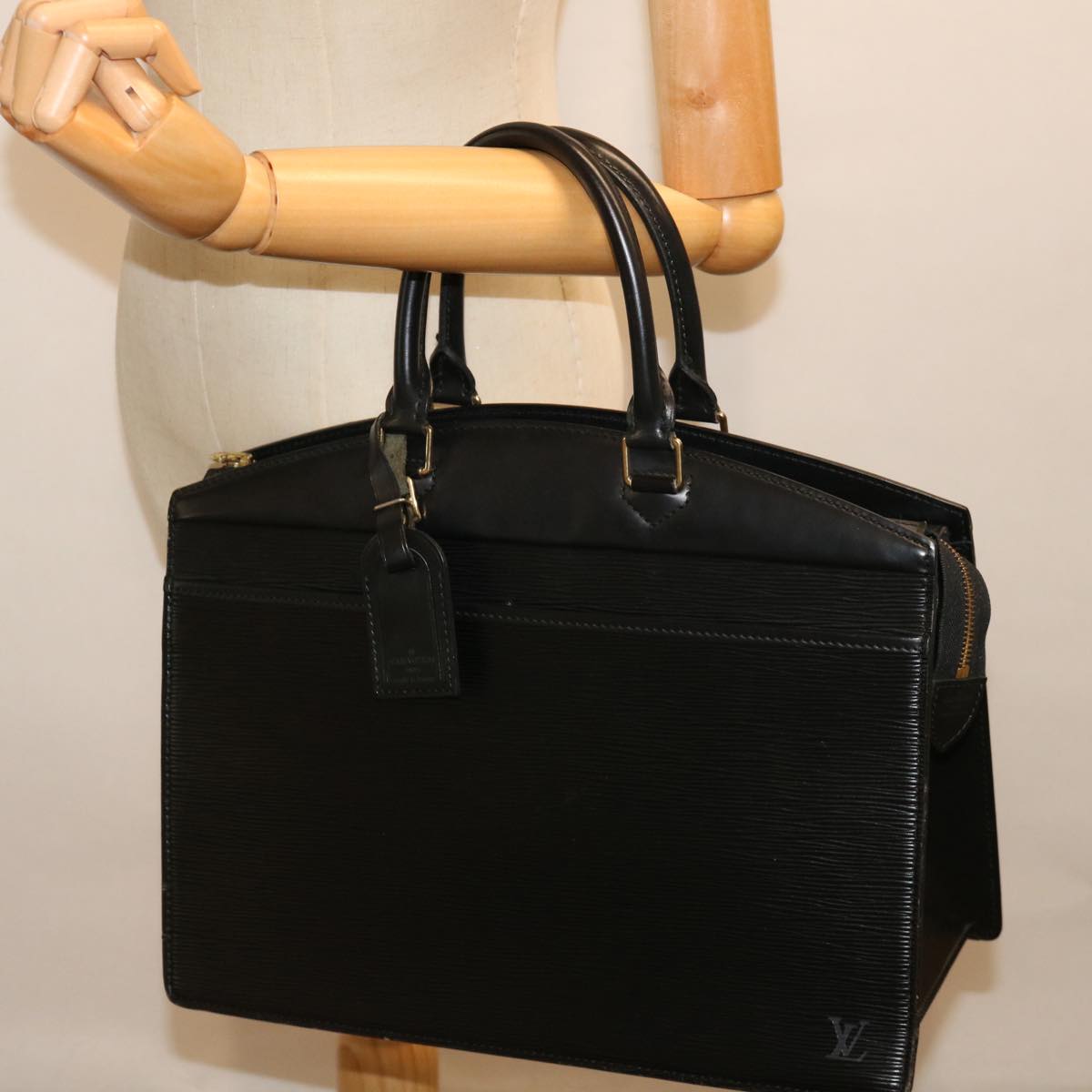 LOUIS VUITTON Epi Riviera Hand Bag Noir Black M48182 LV yk11665