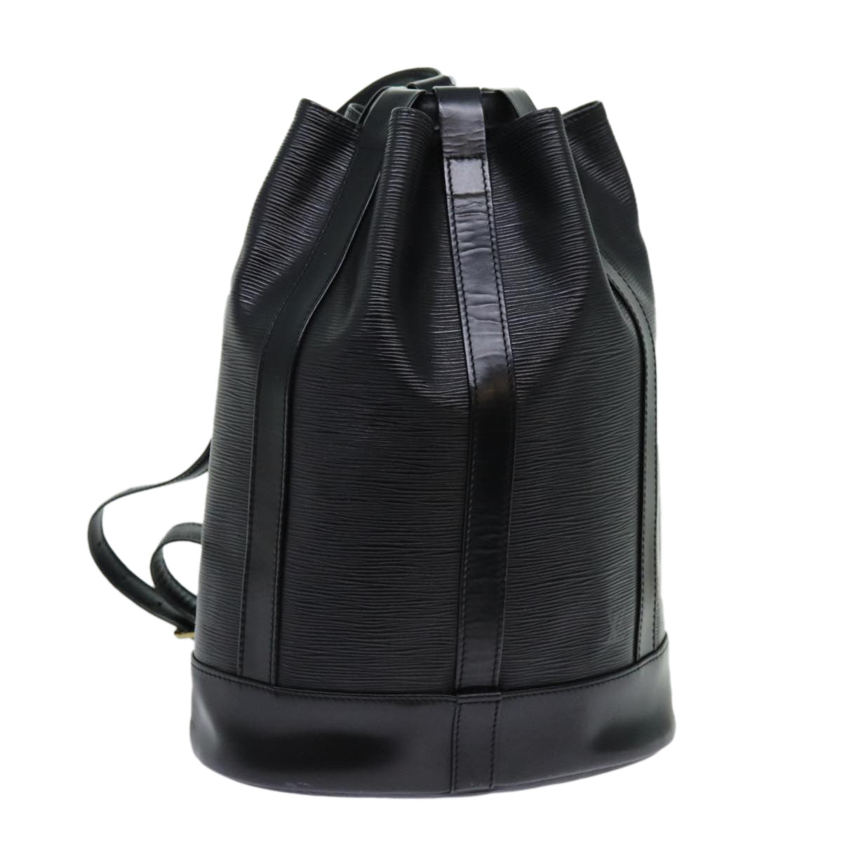LOUIS VUITTON Epi Randonnee PM Shoulder Bag Black M52352 LV yk11677